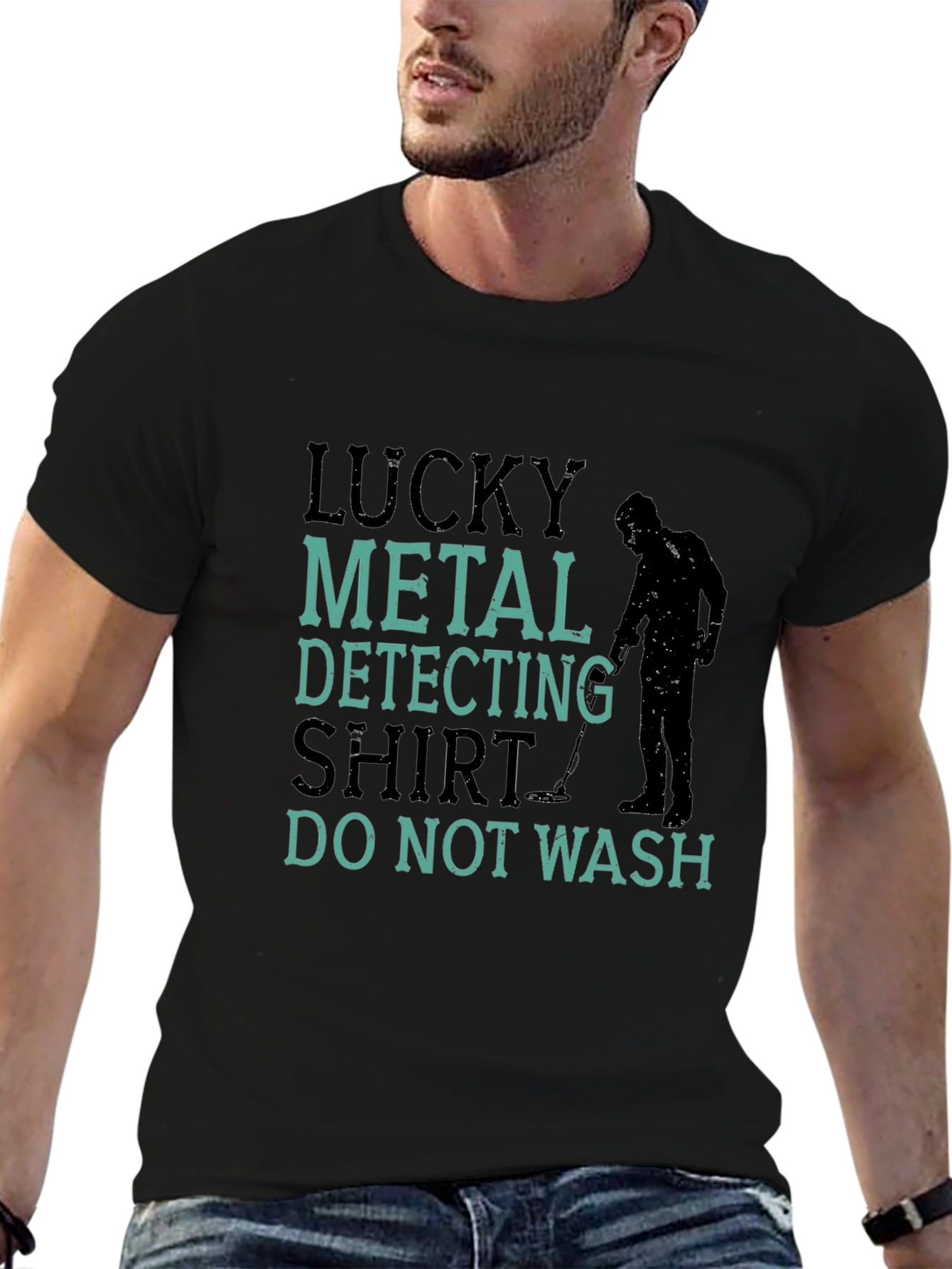 Lucky Metal Detecting Shirt - Funny Hobby Tee