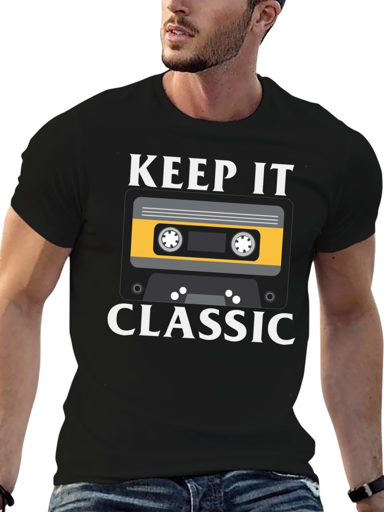 Keep It Classic Retro Cassette Tape T-Shirt