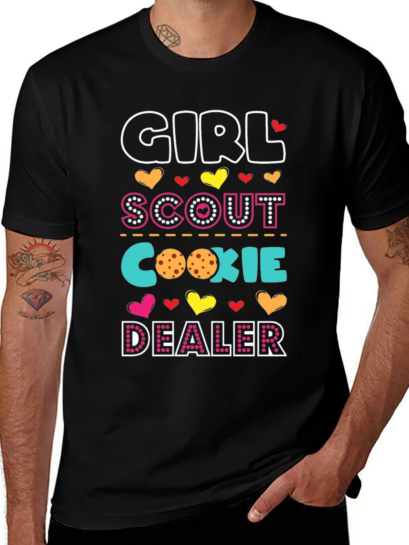 Girl Scout Cookie Dealer Graphic T-Shirt