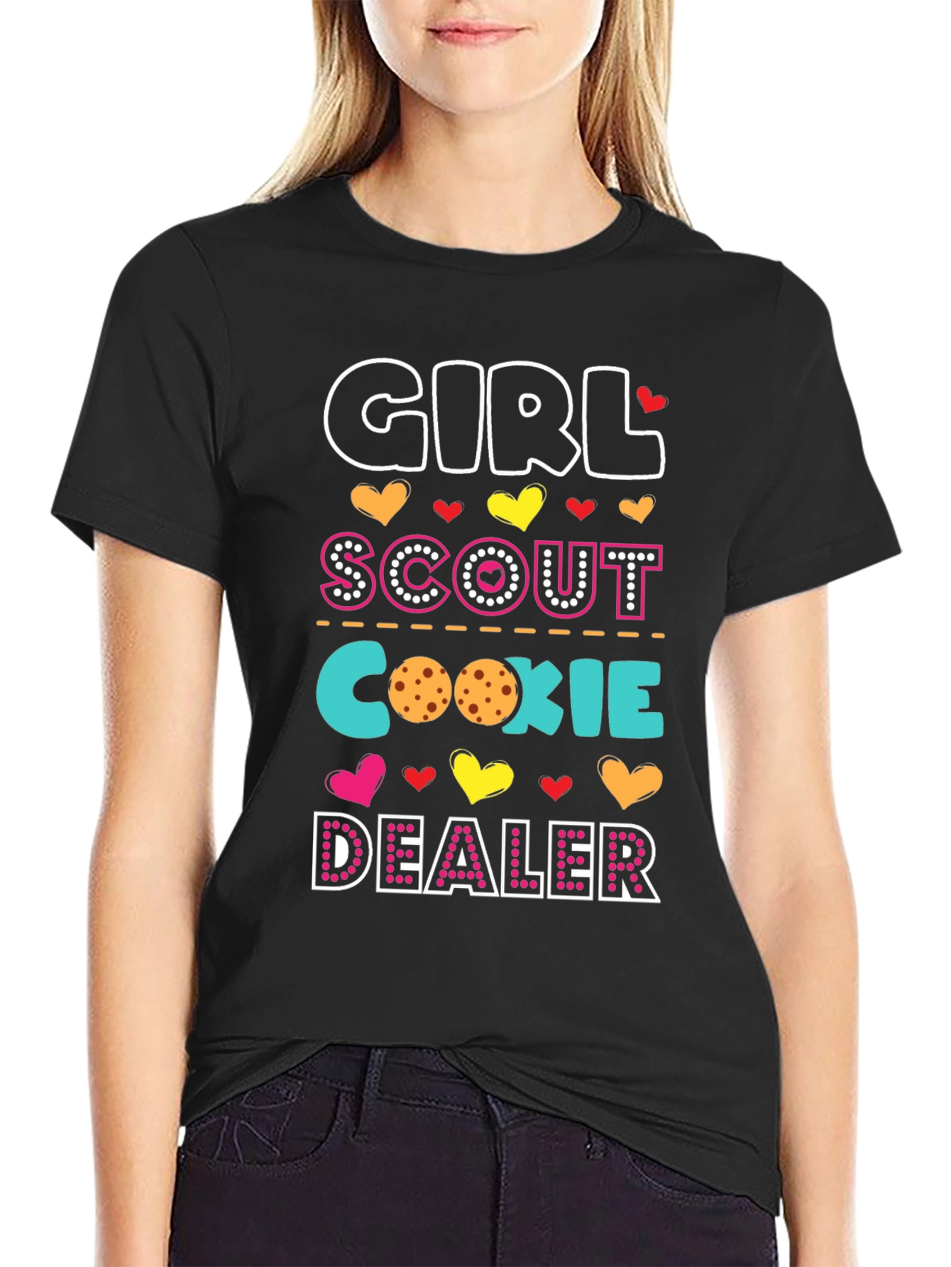 Girl Scout Cookie Dealer Graphic T-Shirt