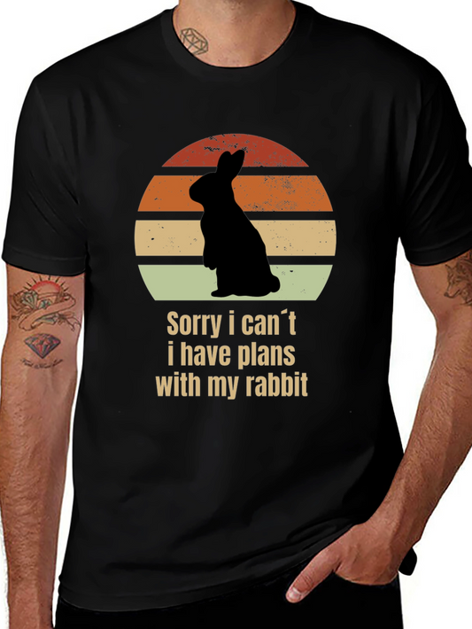 Rabbit Plans T-Shirt - Unisex Graphic Tee
