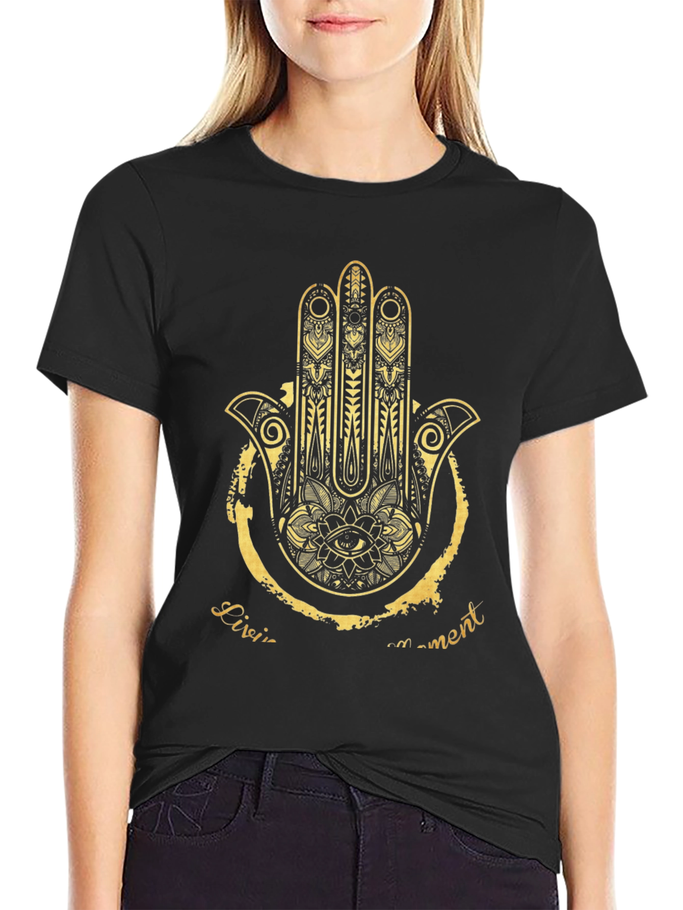 Hamsa Hand Graphic Tee - Stylish Unisex T-Shirt