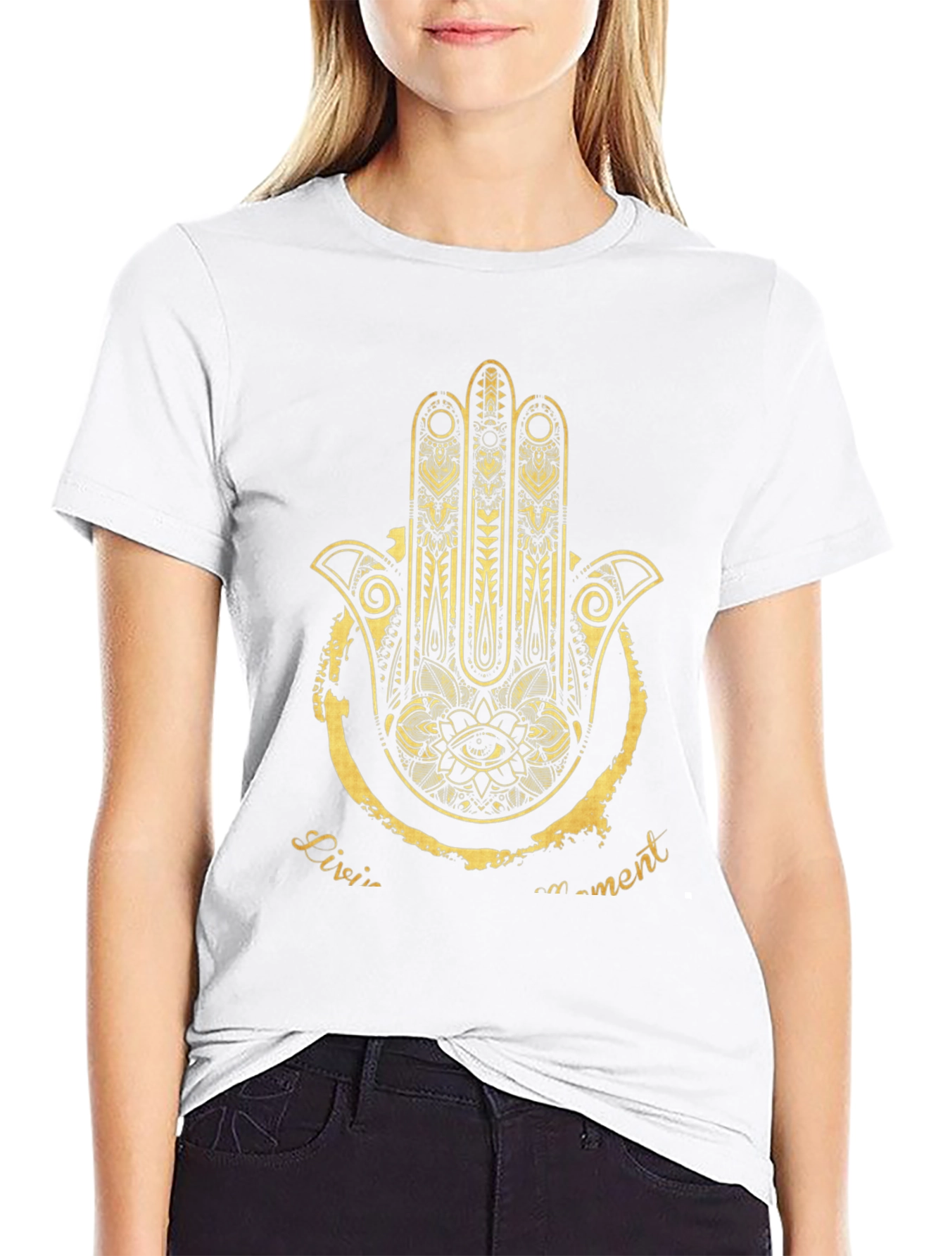 Hamsa Hand Graphic Tee - Stylish Unisex T-Shirt