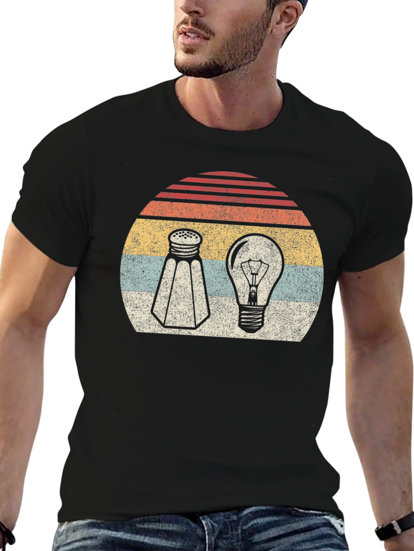 Salt and Light Graphic Tee - Retro Design