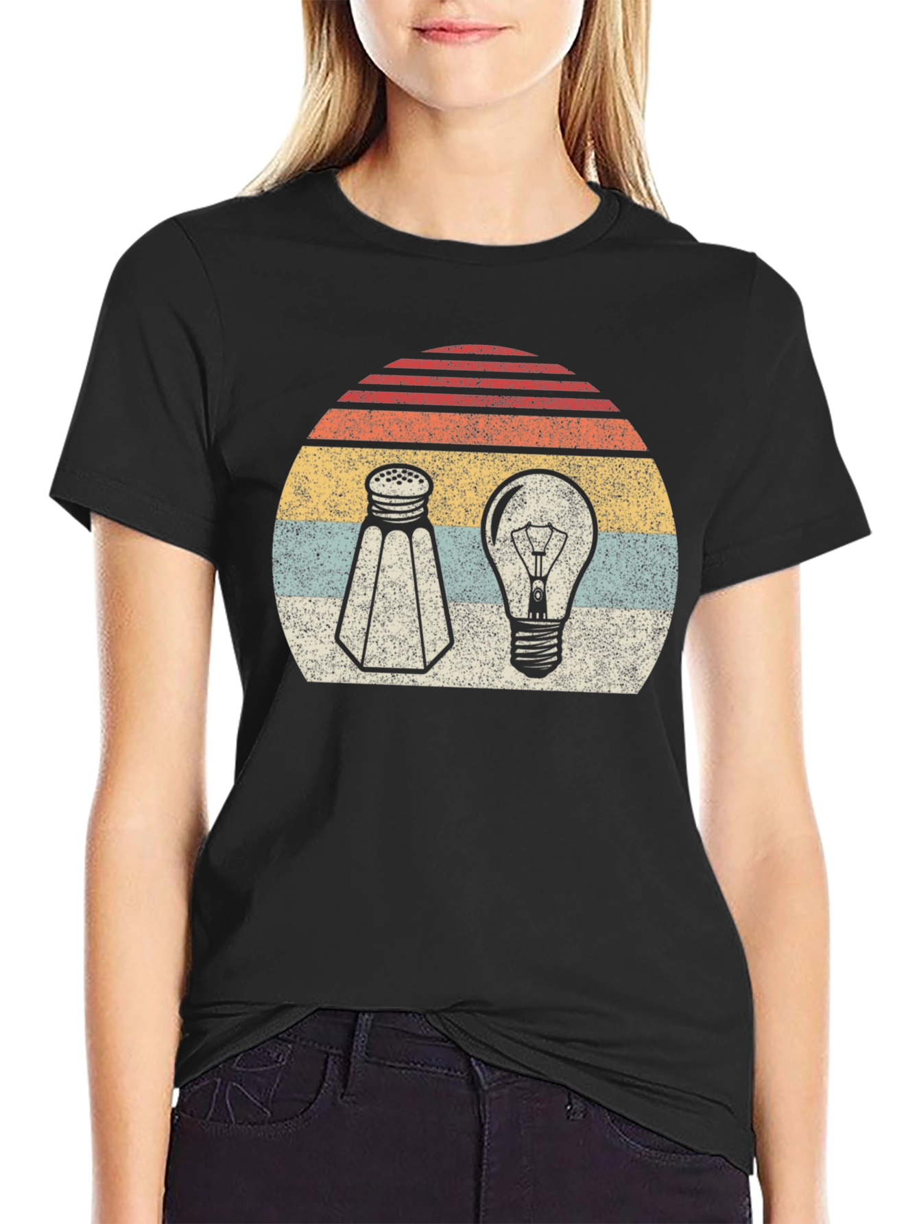 Salt and Light Graphic Tee - Retro Design