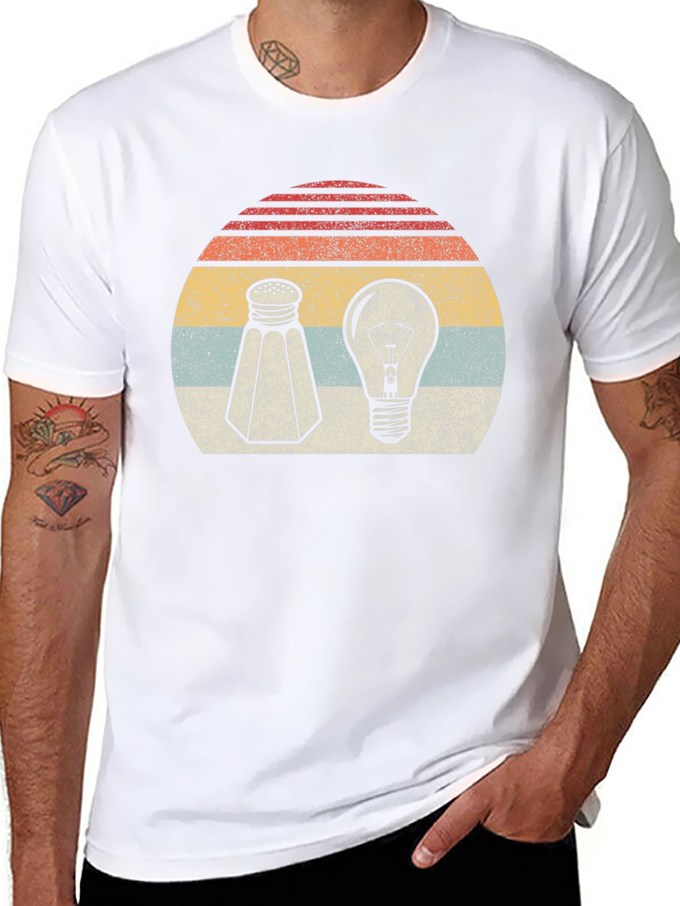 Salt and Light Graphic Tee - Retro Design