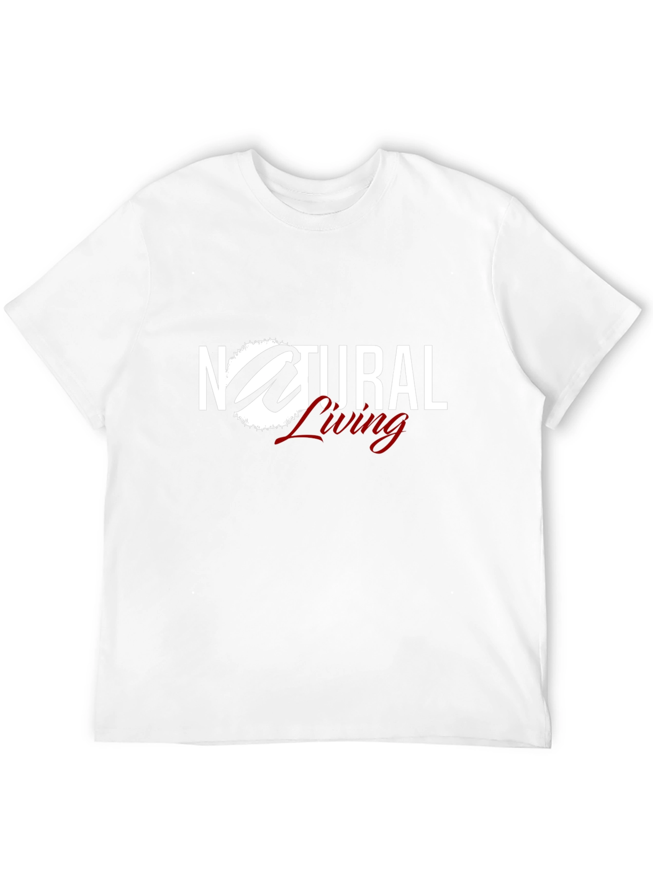 Natural Living Black T-Shirt Graphic Tee
