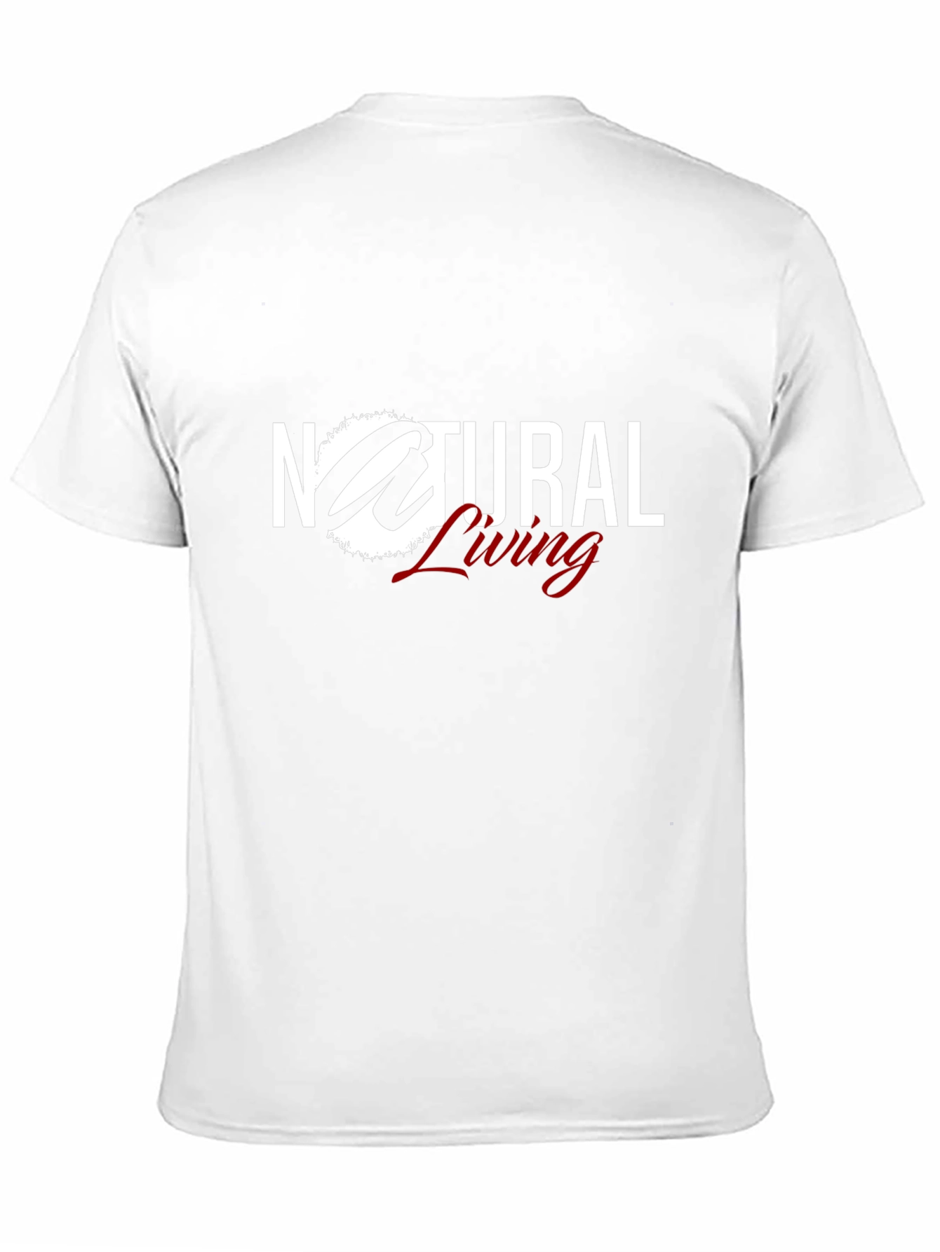 Natural Living Black T-Shirt Graphic Tee