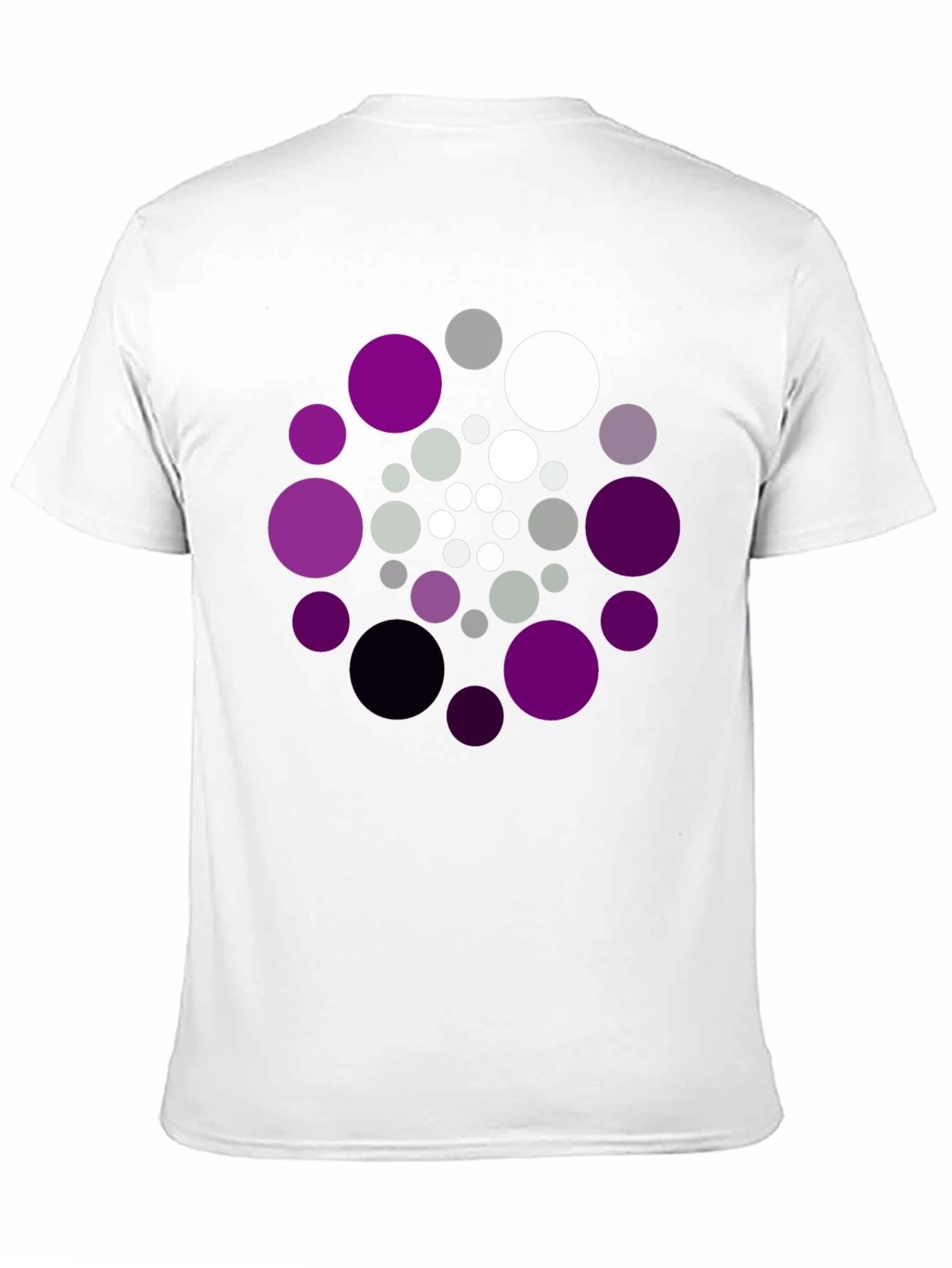 Abstract Circle Pattern T-Shirt - Unique Design Tee