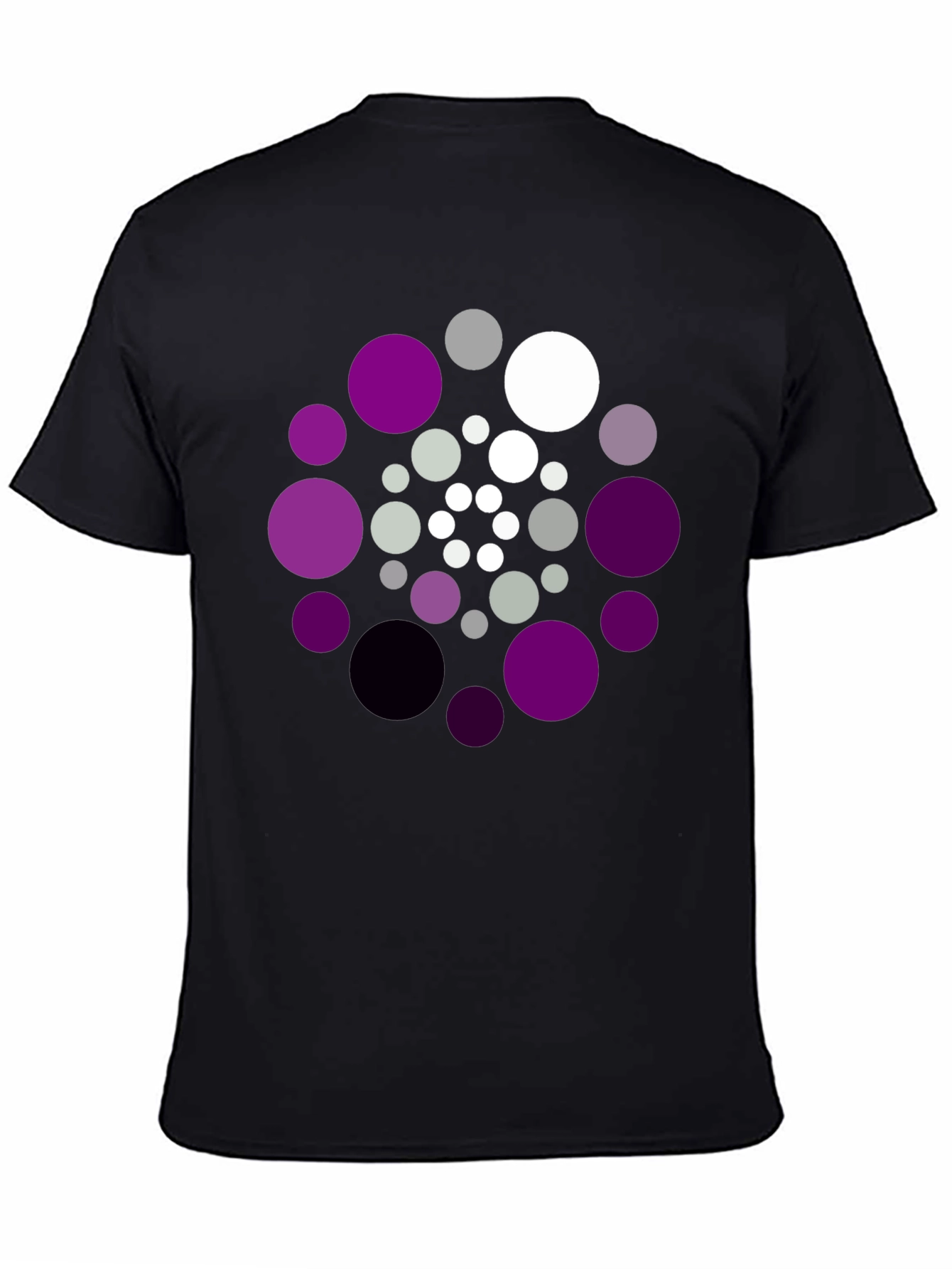 Abstract Circle Pattern T-Shirt - Unique Design Tee