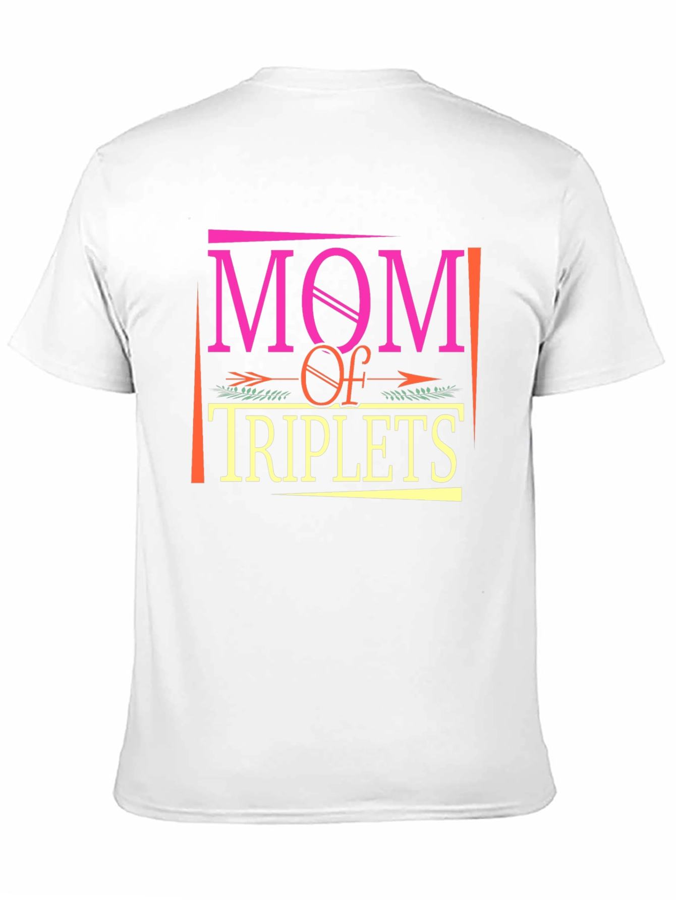 Mom of Triplets Graphic T-Shirt