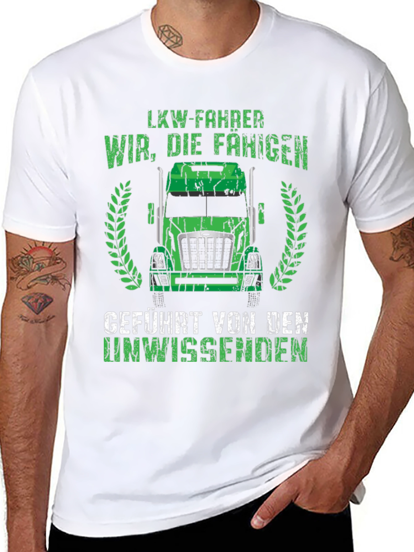 Truck Driver Humor T-Shirt - German Text