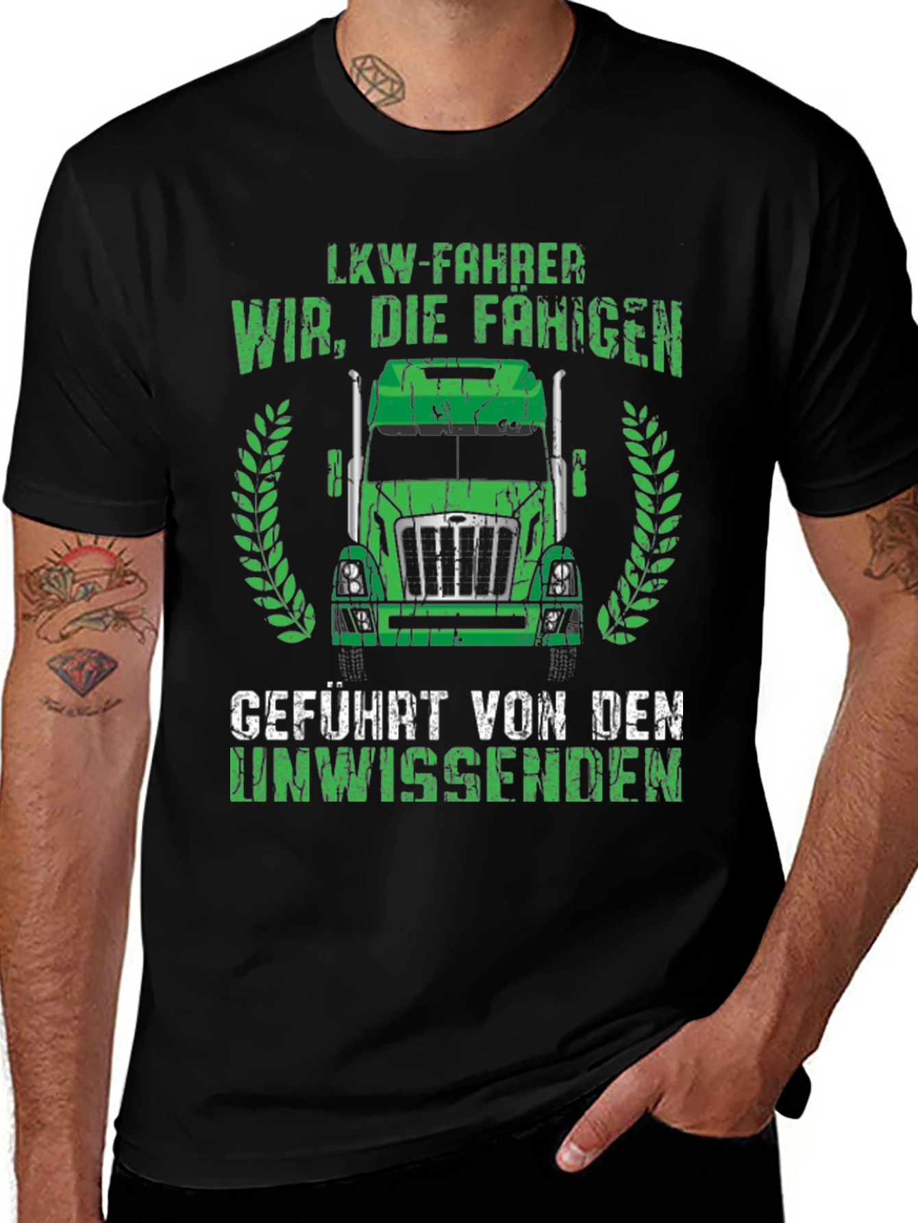 Truck Driver Humor T-Shirt - German Text