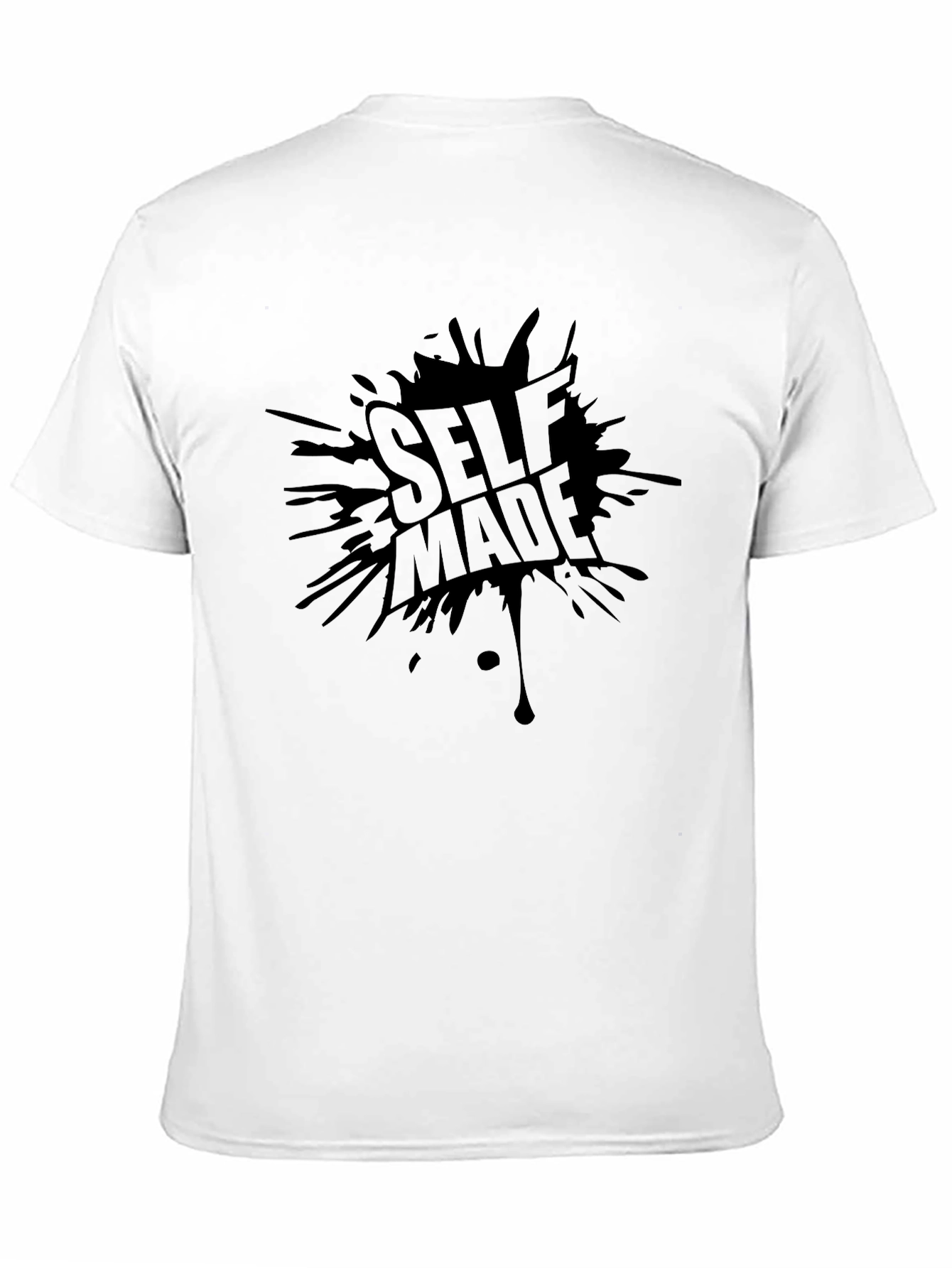 Self Made Graphic Black T-Shirt