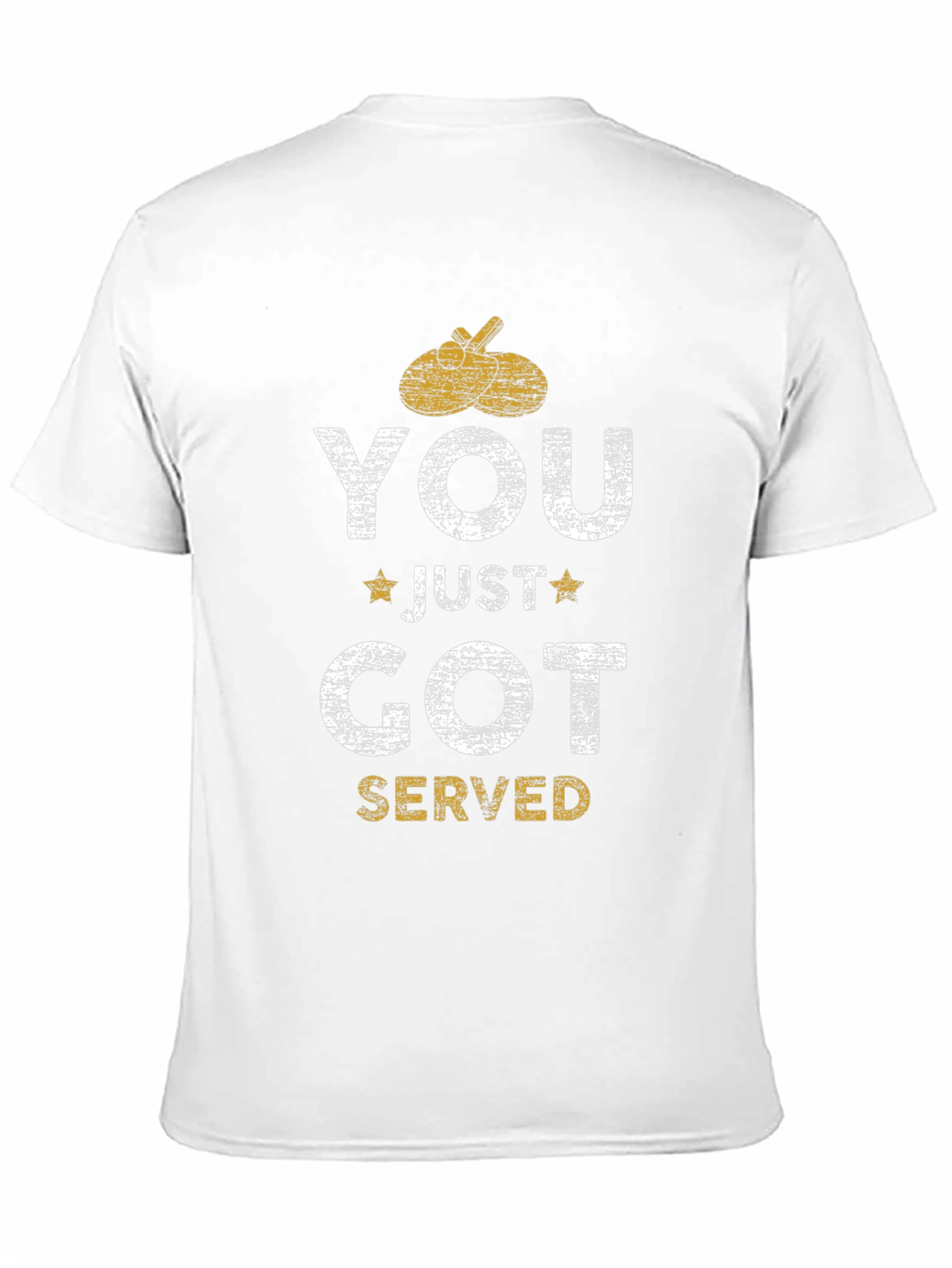 You Just Got Served Black T-Shirt - Table Tennis