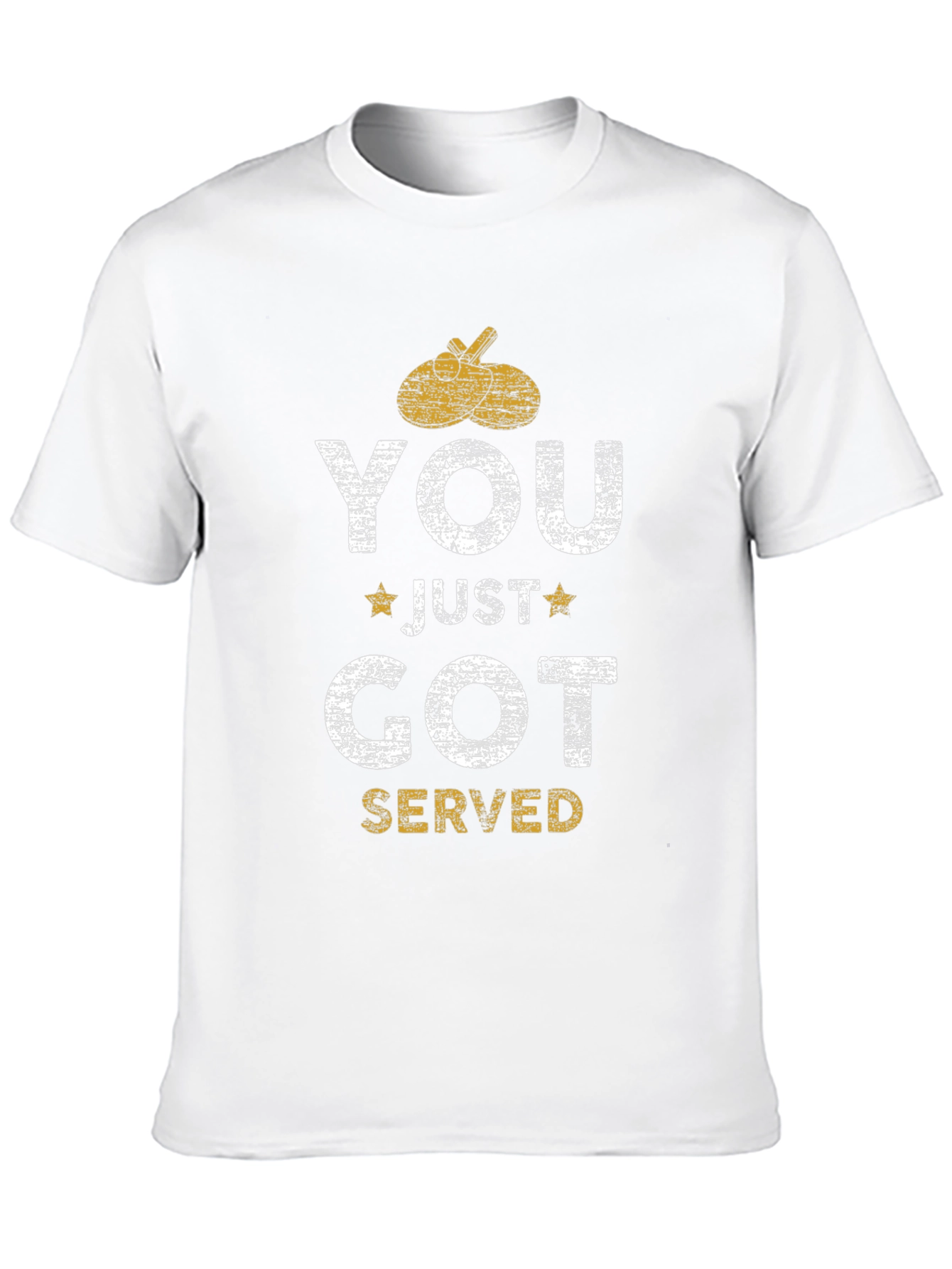 You Just Got Served Black T-Shirt - Table Tennis