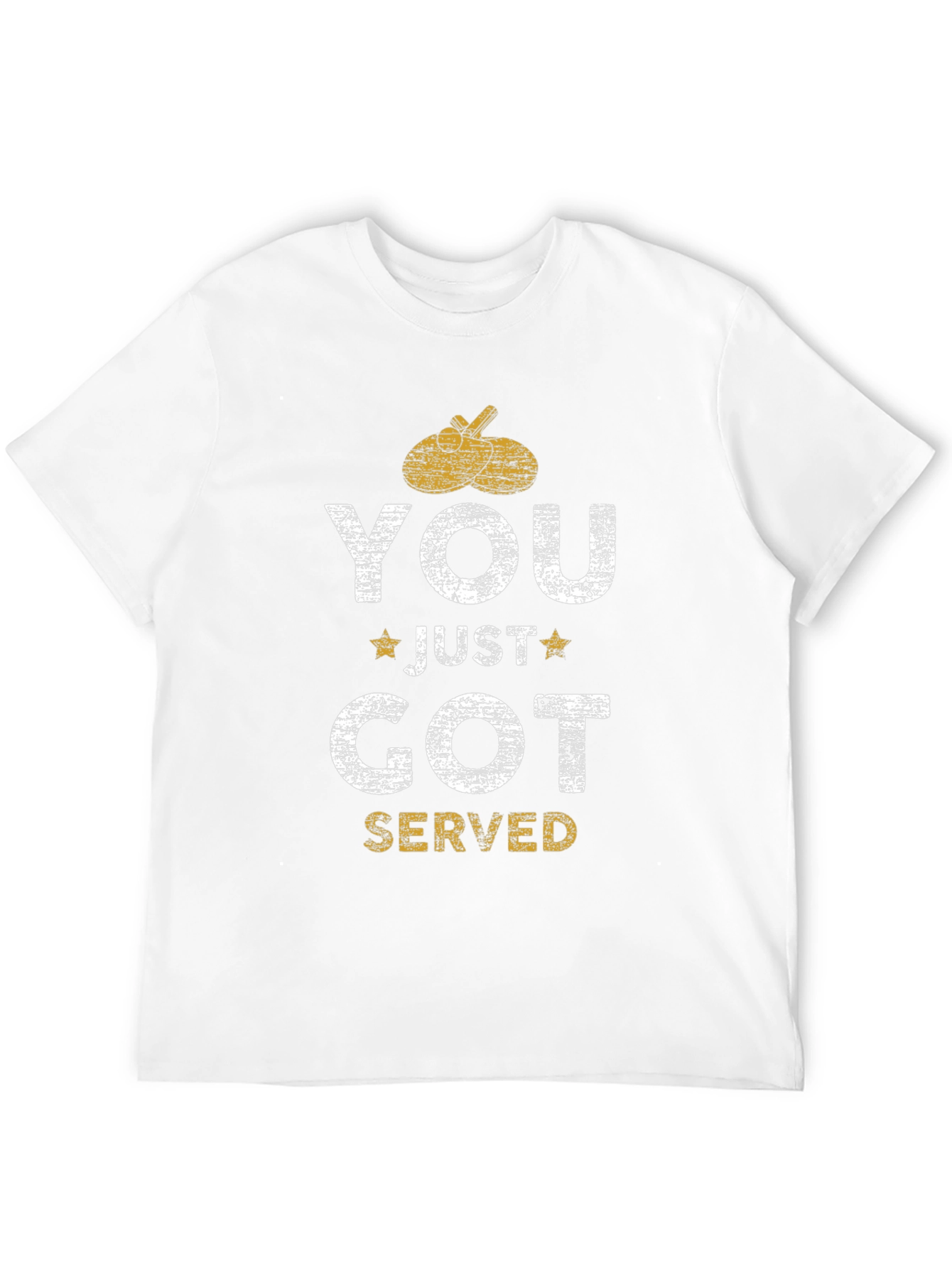 You Just Got Served Black T-Shirt - Table Tennis