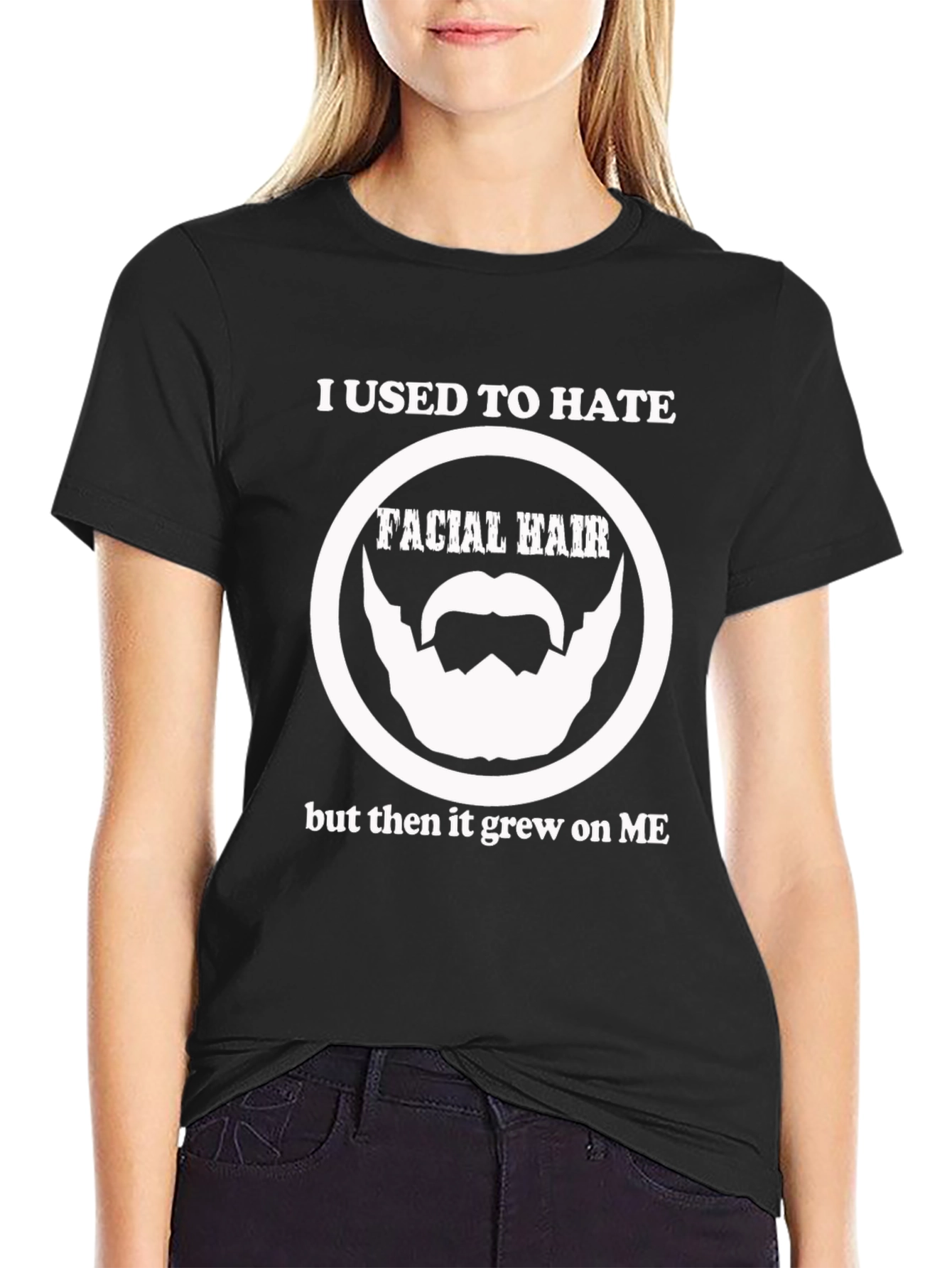 Funny Facial Hair T-Shirt - Beard Lover Tee