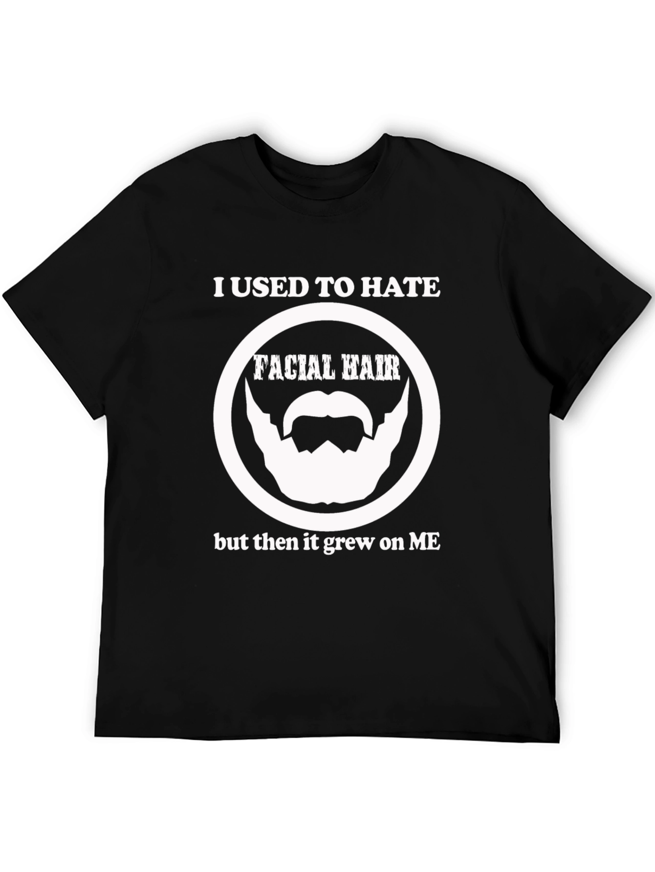 Funny Facial Hair T-Shirt - Beard Lover Tee