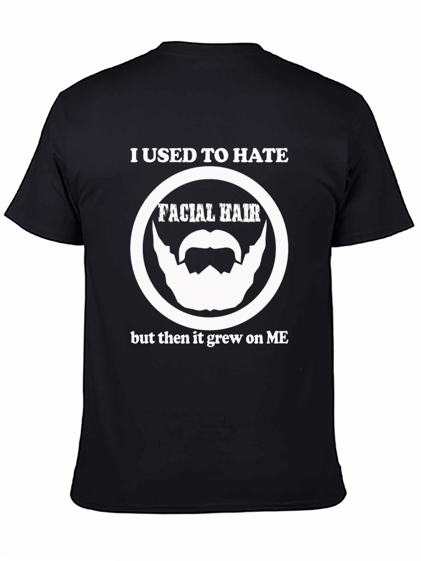 Funny Facial Hair T-Shirt - Beard Lover Tee