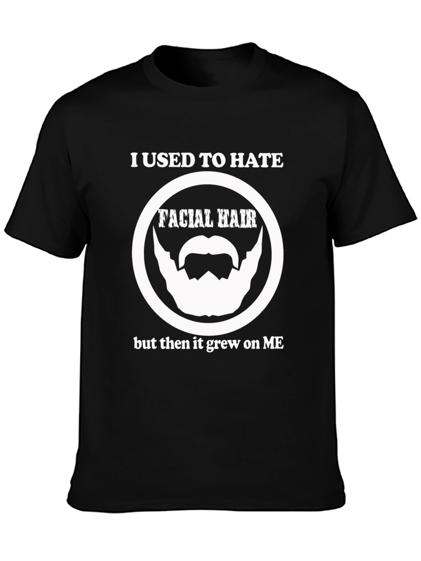 Funny Facial Hair T-Shirt - Beard Lover Tee