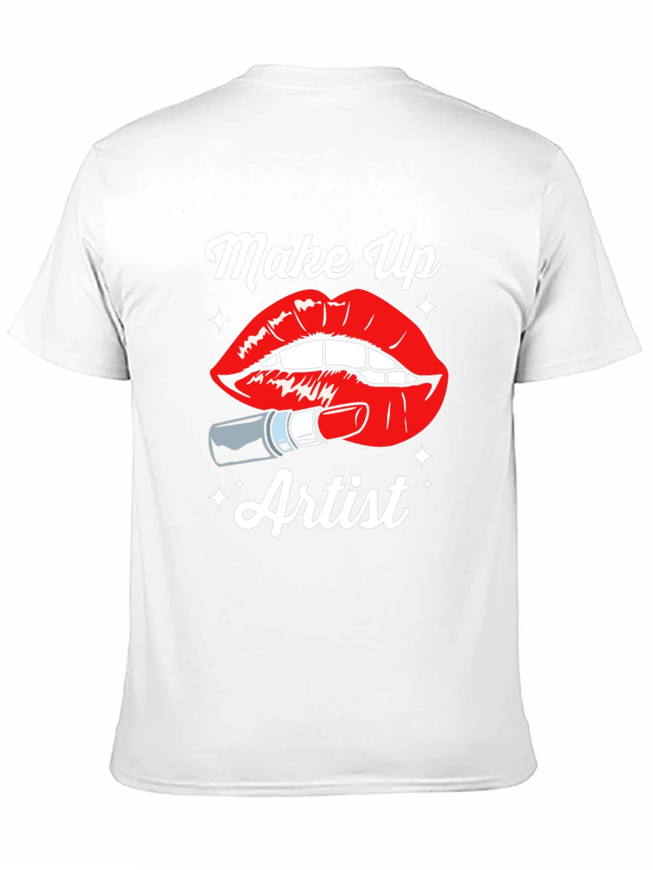 Makeup Artist Graphic T-Shirt - Black Cotton Tee