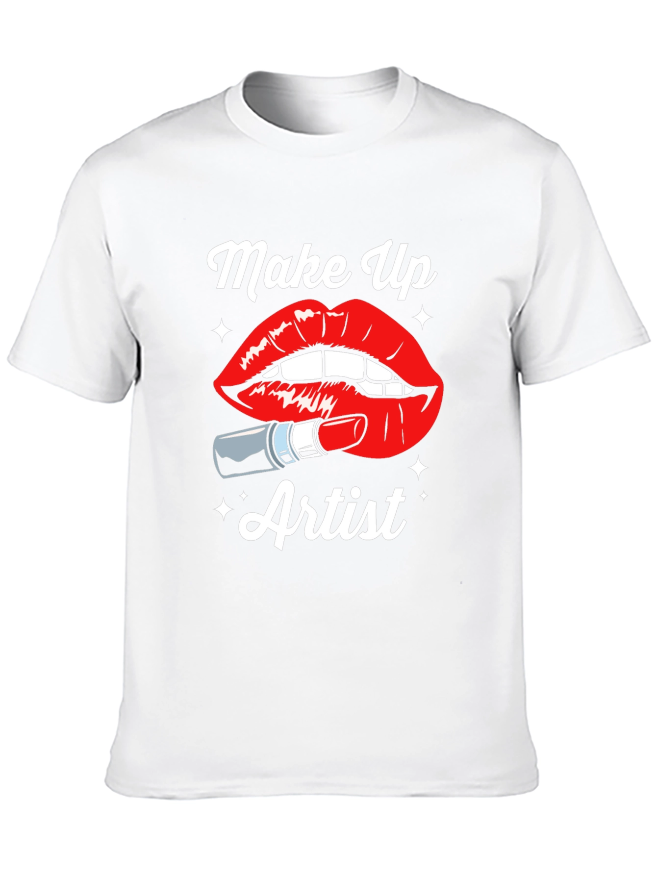 Makeup Artist Graphic T-Shirt - Black Cotton Tee