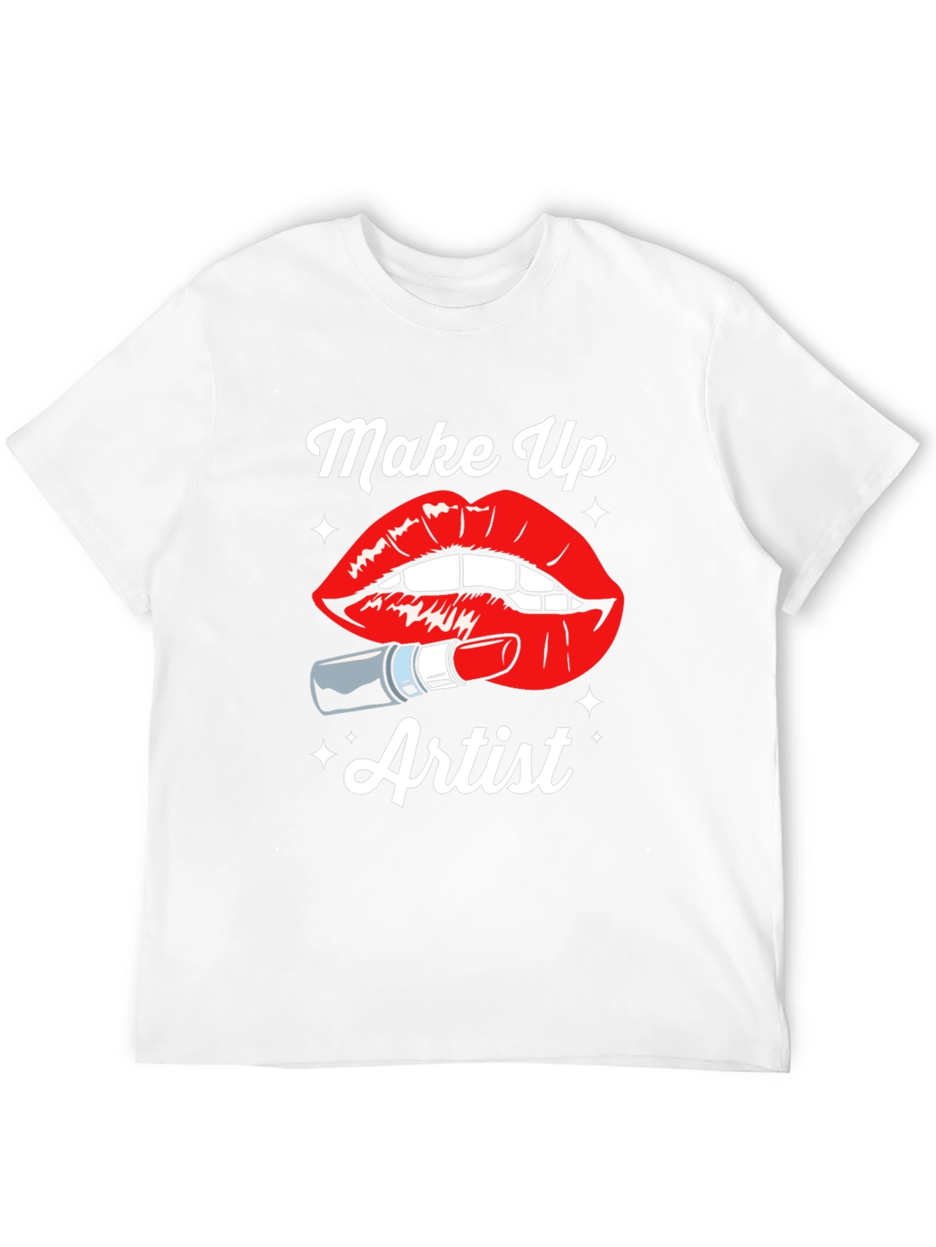 Makeup Artist Graphic T-Shirt - Black Cotton Tee