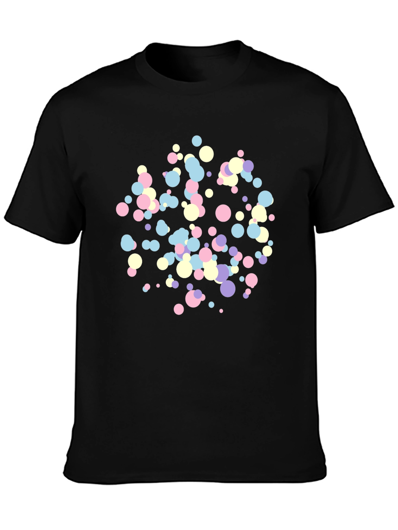 Confetti Dot Black T-Shirt