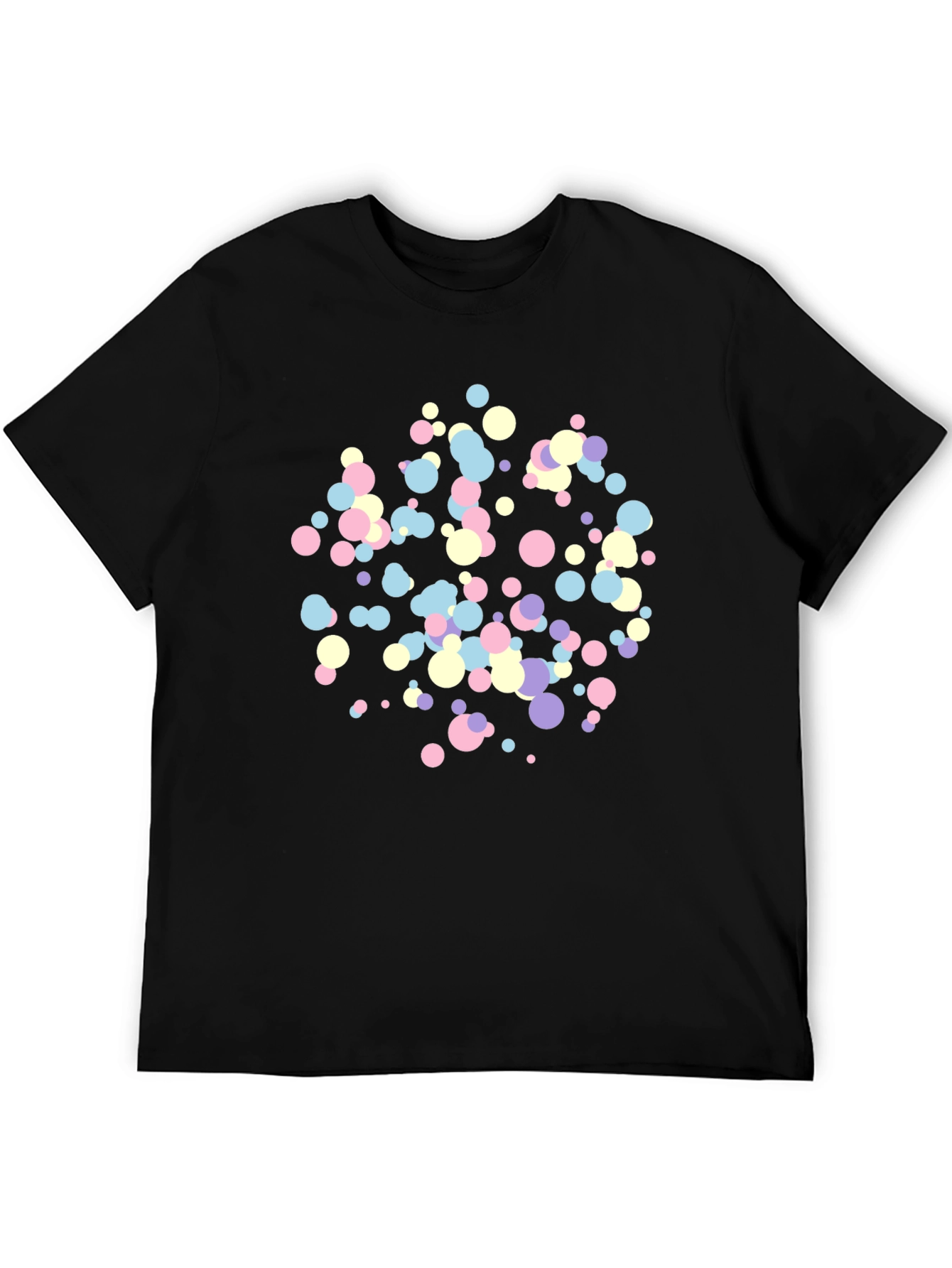 Confetti Dot Black T-Shirt