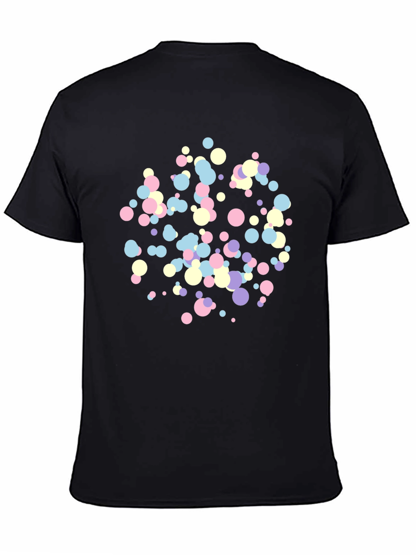 Confetti Dot Black T-Shirt