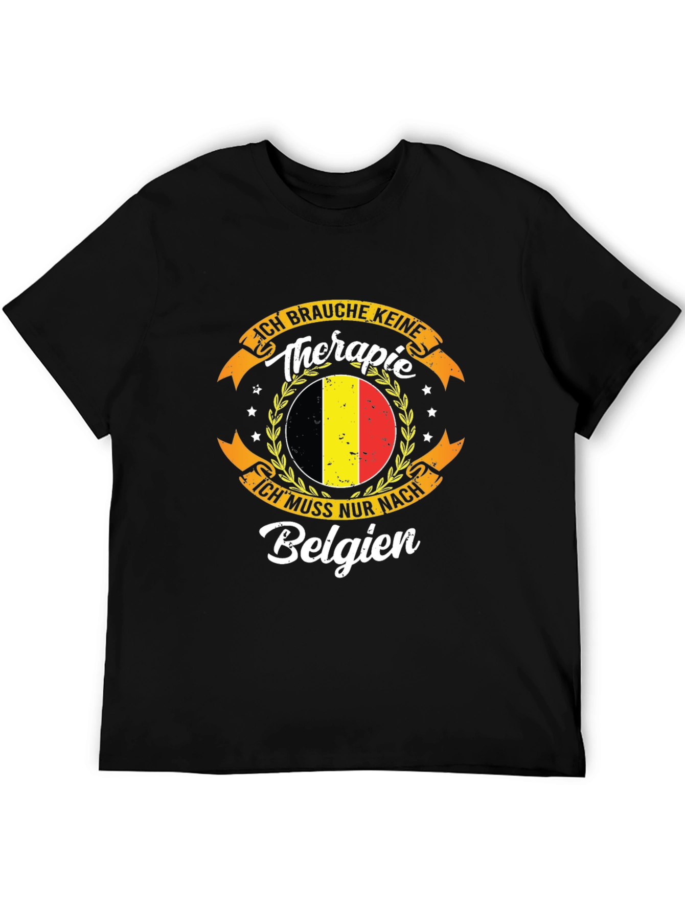 Belgium Therapy T-Shirt - Novelty Graphic Tee