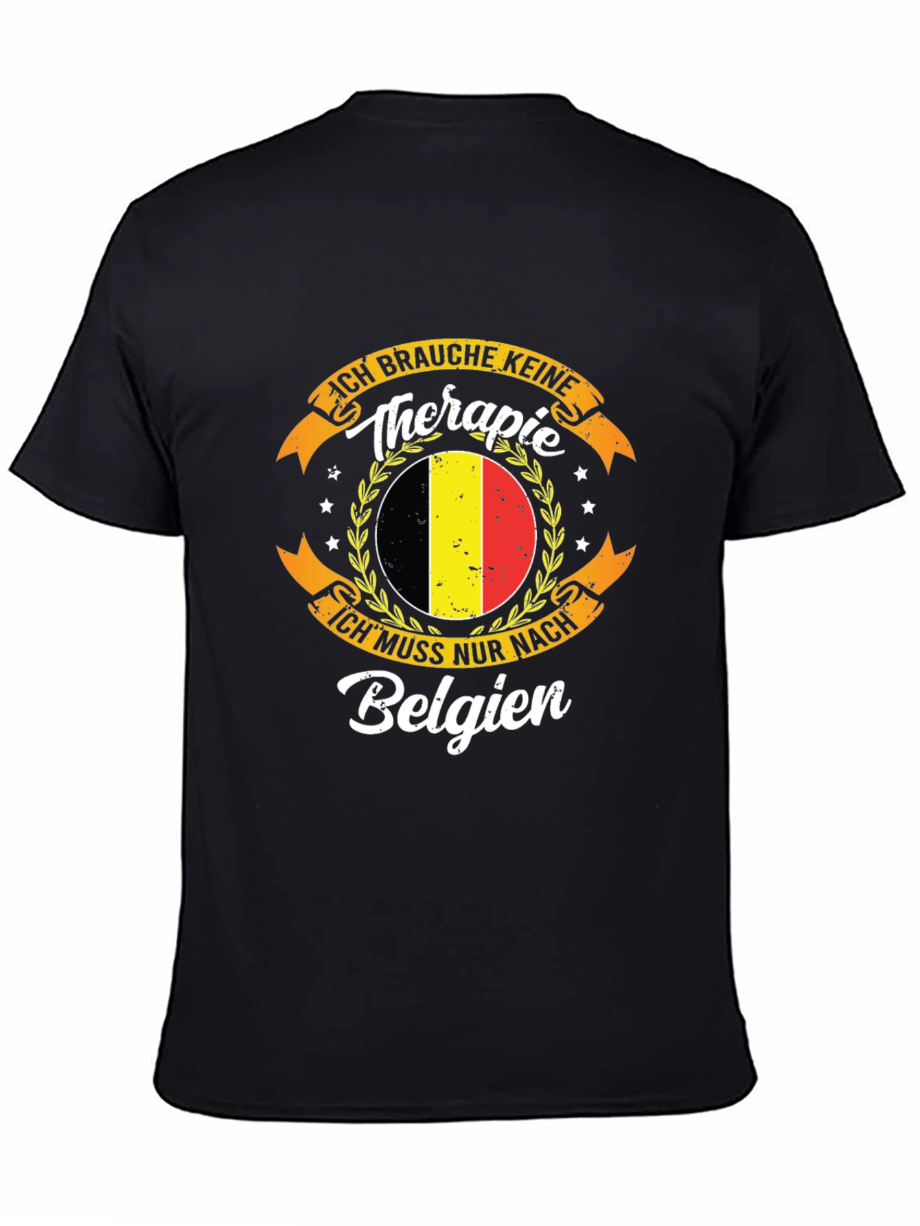 Belgium Therapy T-Shirt - Novelty Graphic Tee