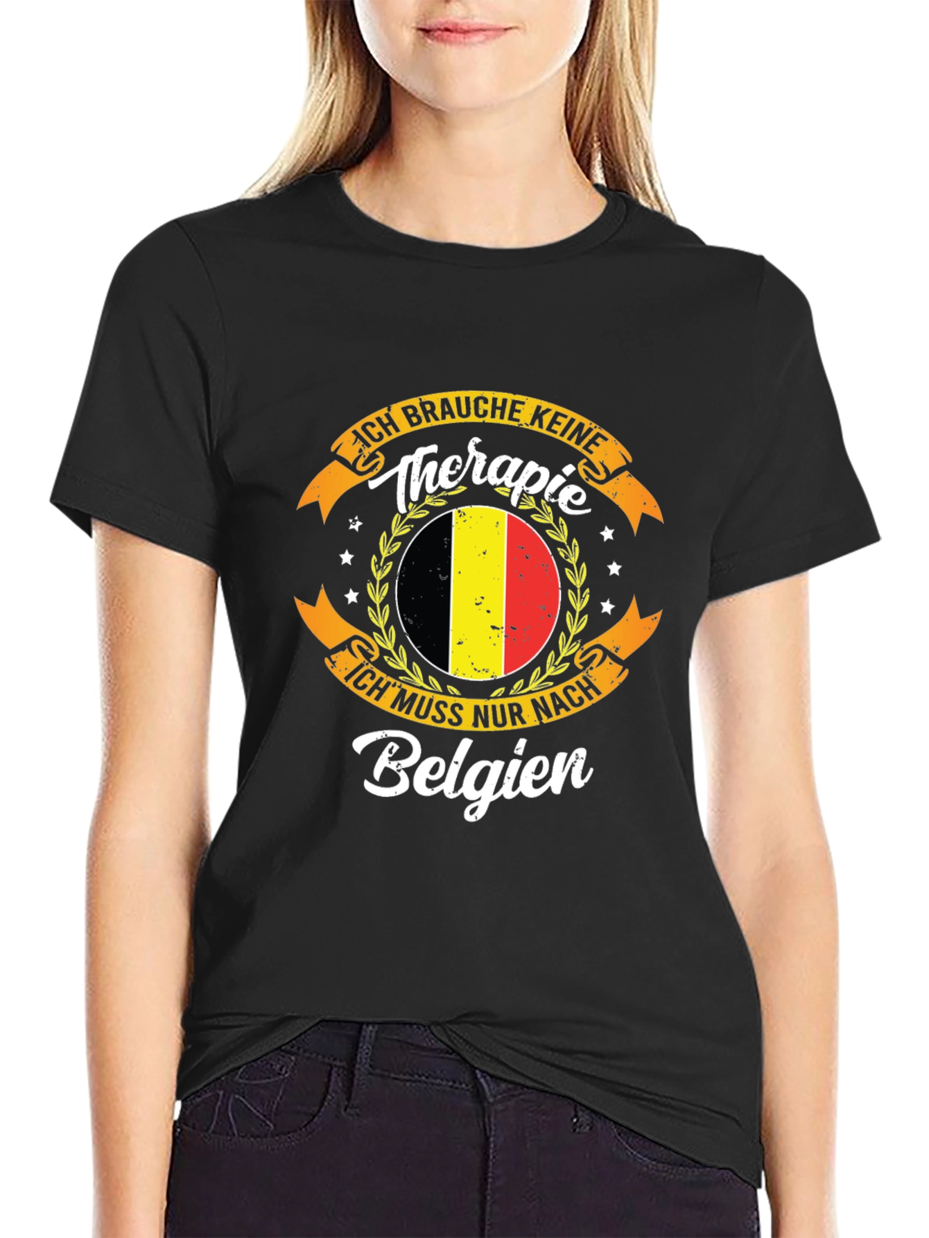 Belgium Therapy T-Shirt - Novelty Graphic Tee
