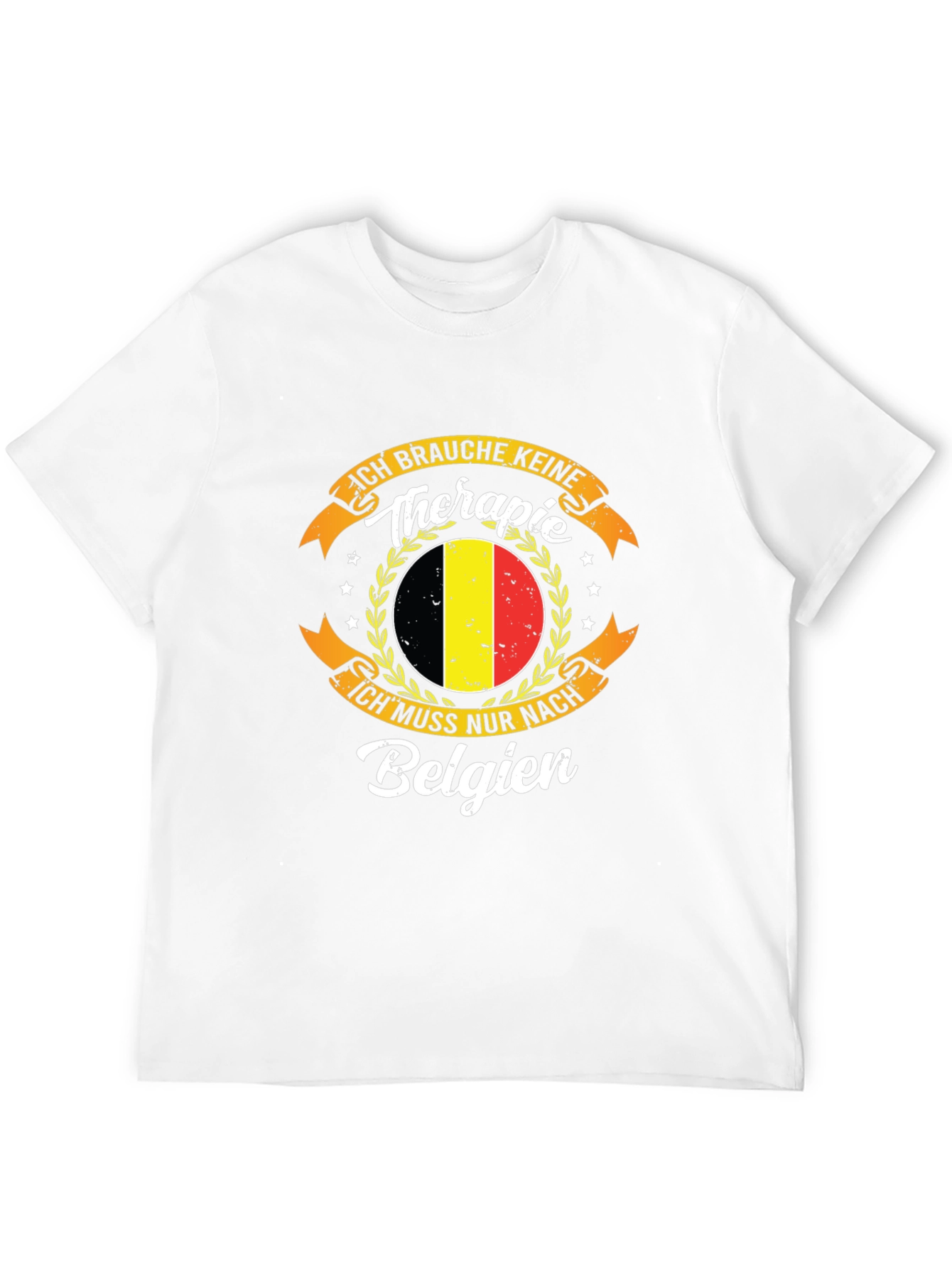 Belgium Therapy T-Shirt - Novelty Graphic Tee