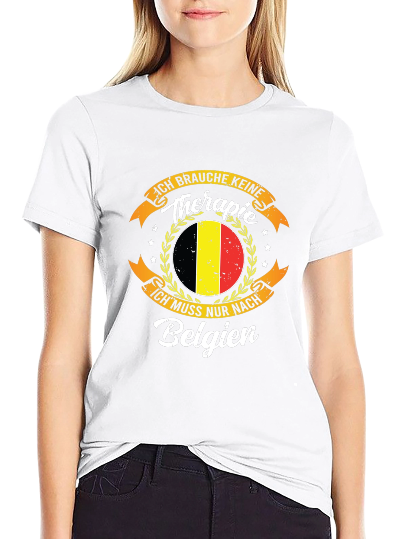 Belgium Therapy T-Shirt - Novelty Graphic Tee