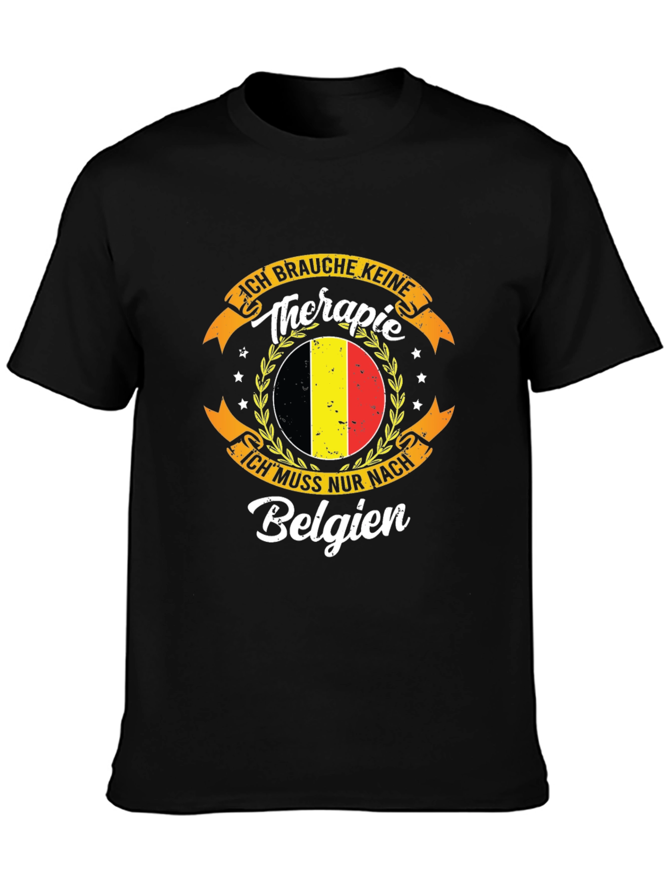 Belgium Therapy T-Shirt - Novelty Graphic Tee