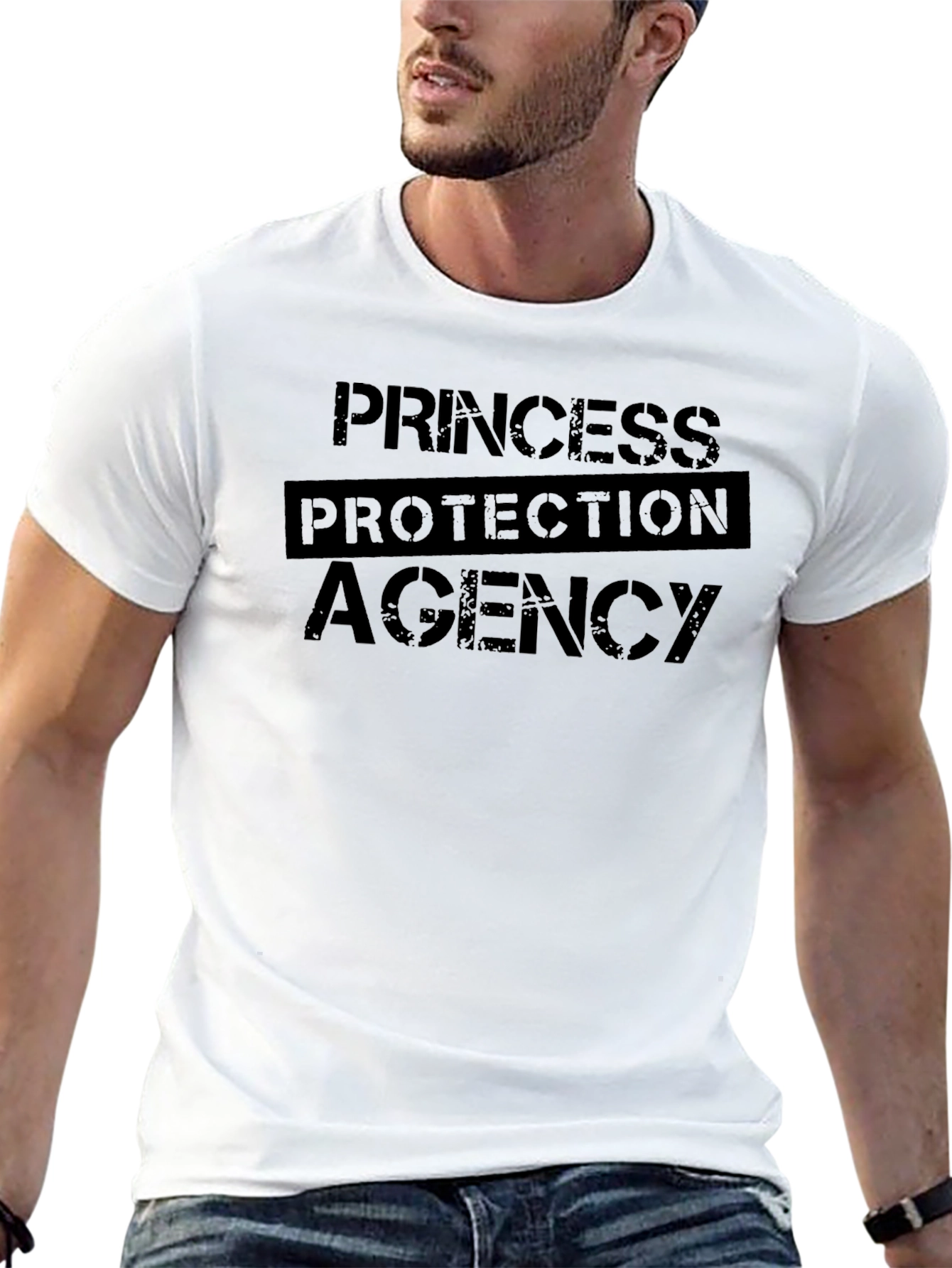Princess Protection Agency Black Graphic Tee