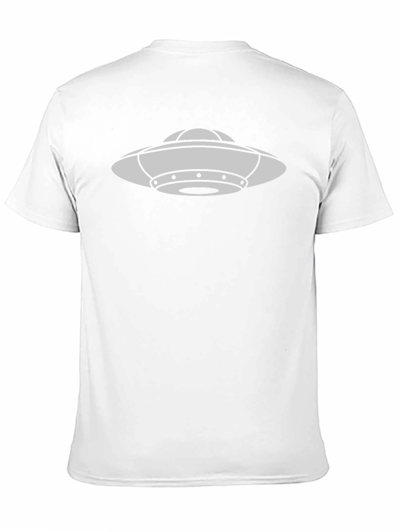 UFO Graphic Black T-Shirt - Extraterrestrial Style