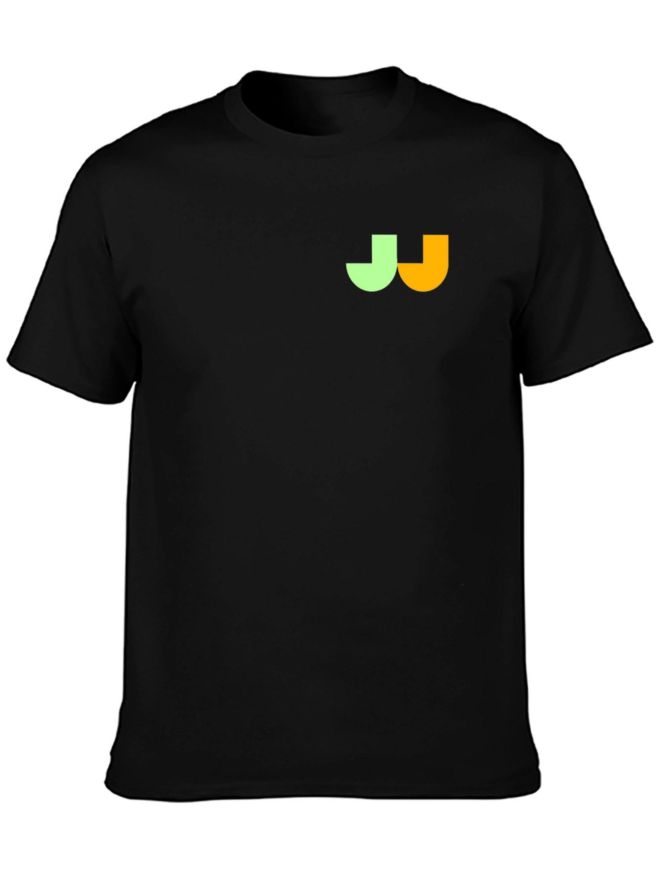Modern Black T-Shirt with Graphic Logo