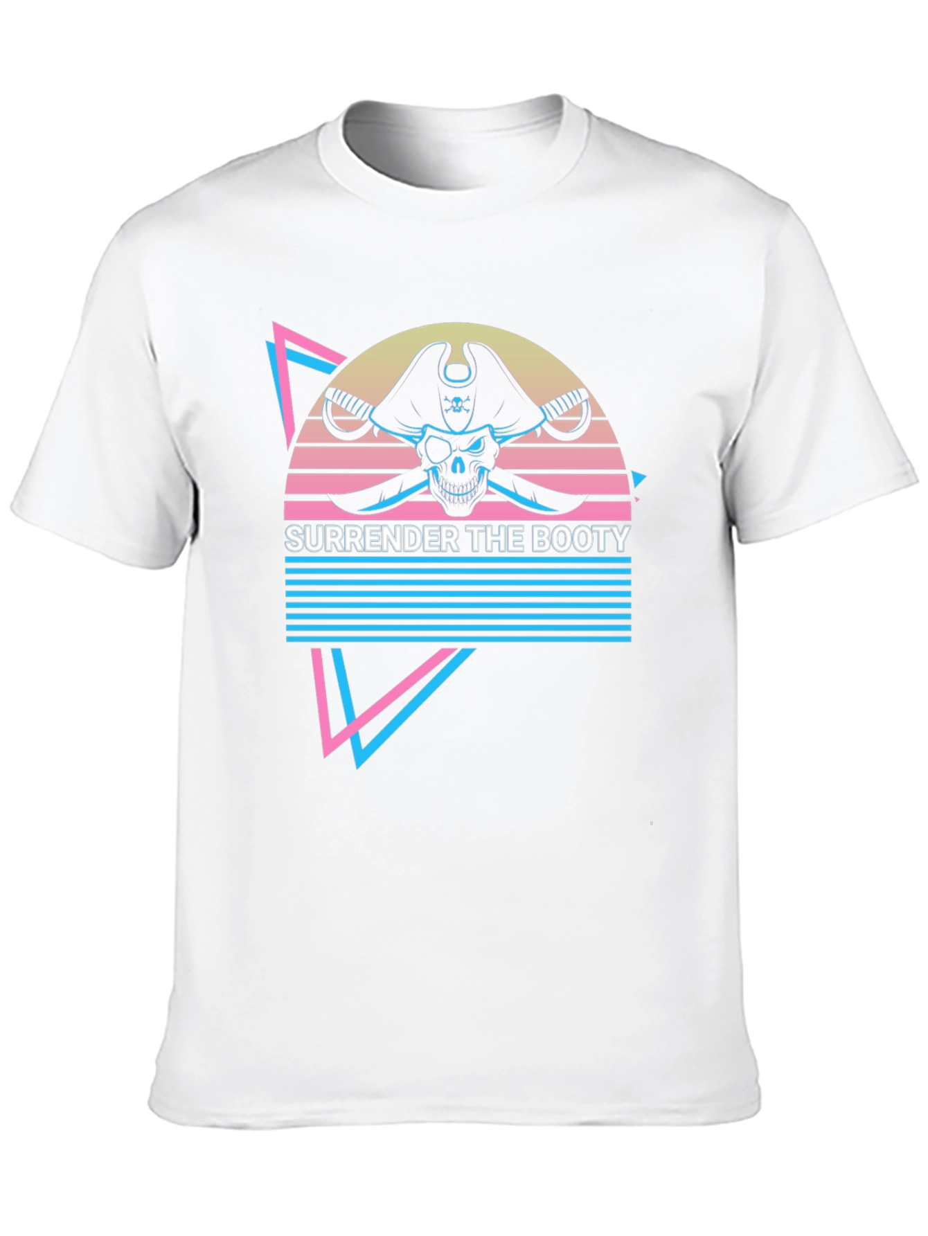 Surrender the Booty Retro Pirate T-Shirt