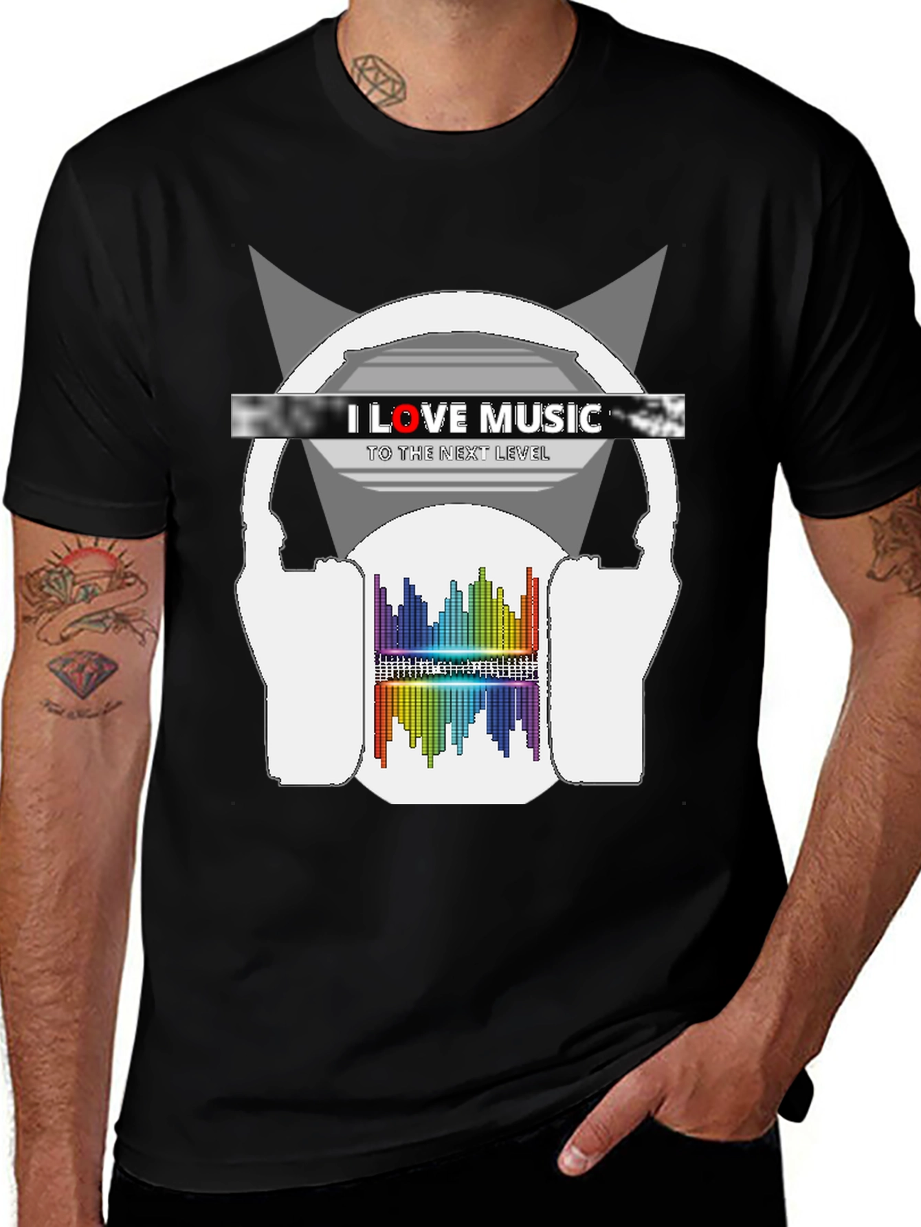 I Love Music Graphic T-Shirt