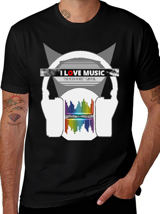 I Love Music Graphic T-Shirt