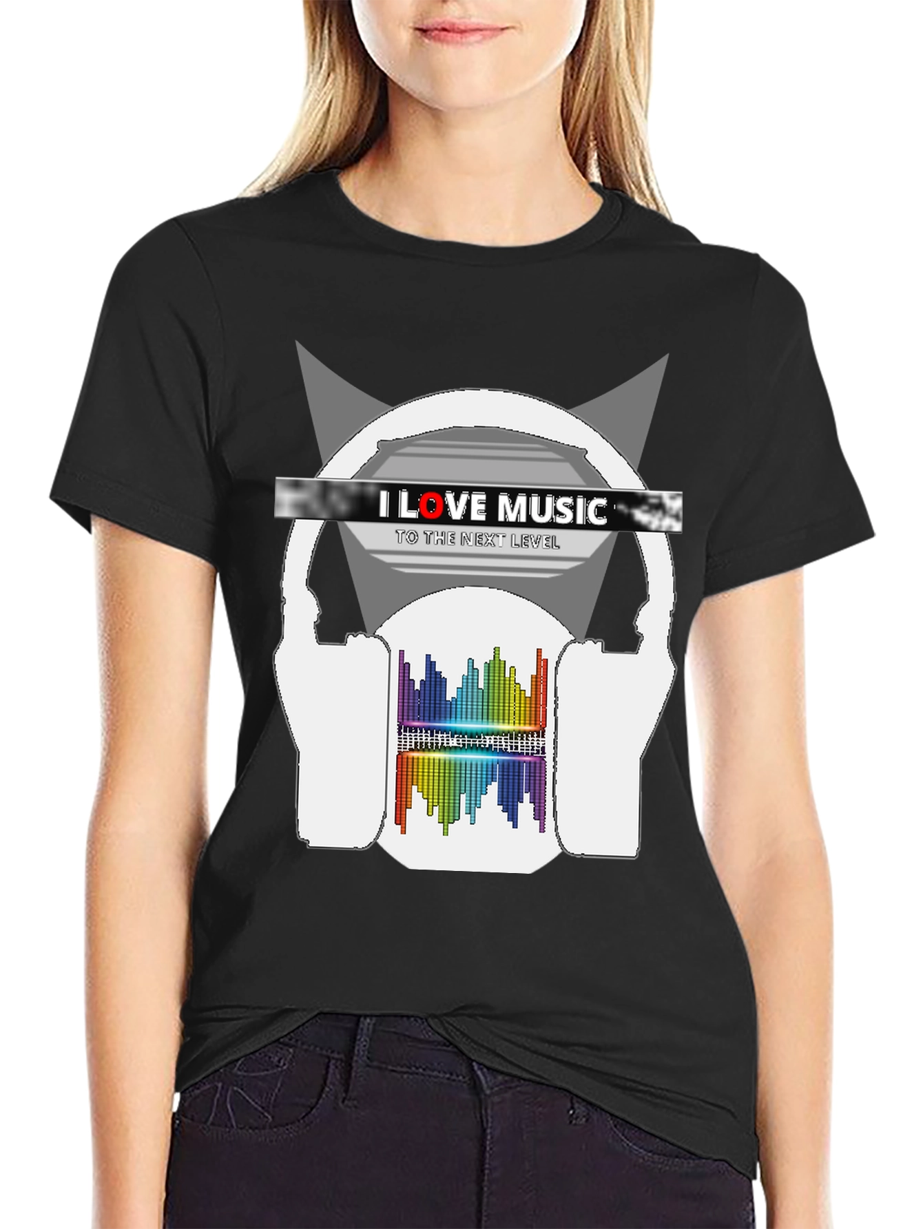 I Love Music Graphic T-Shirt