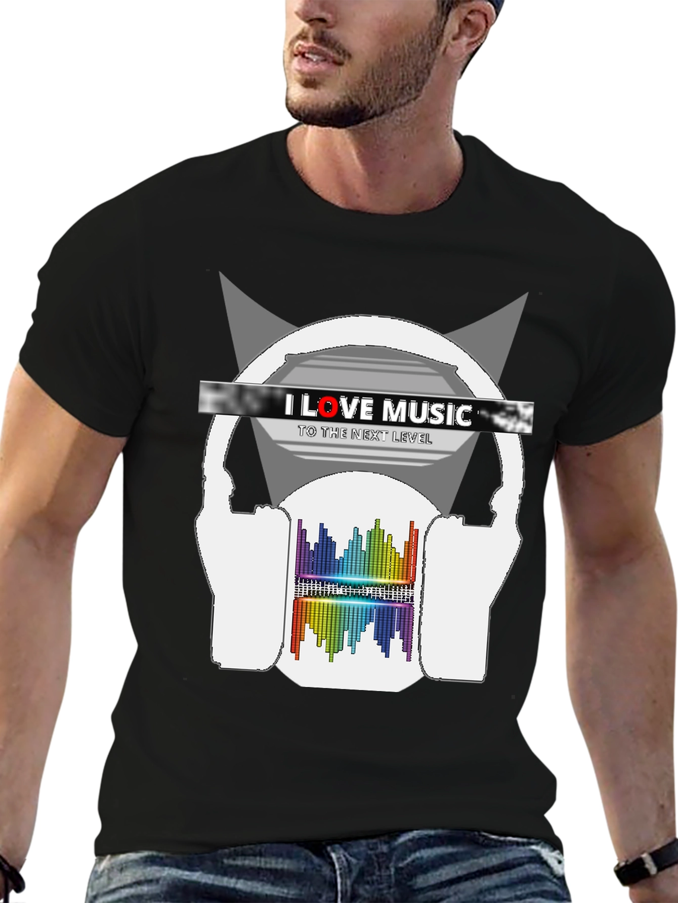 I Love Music Graphic T-Shirt