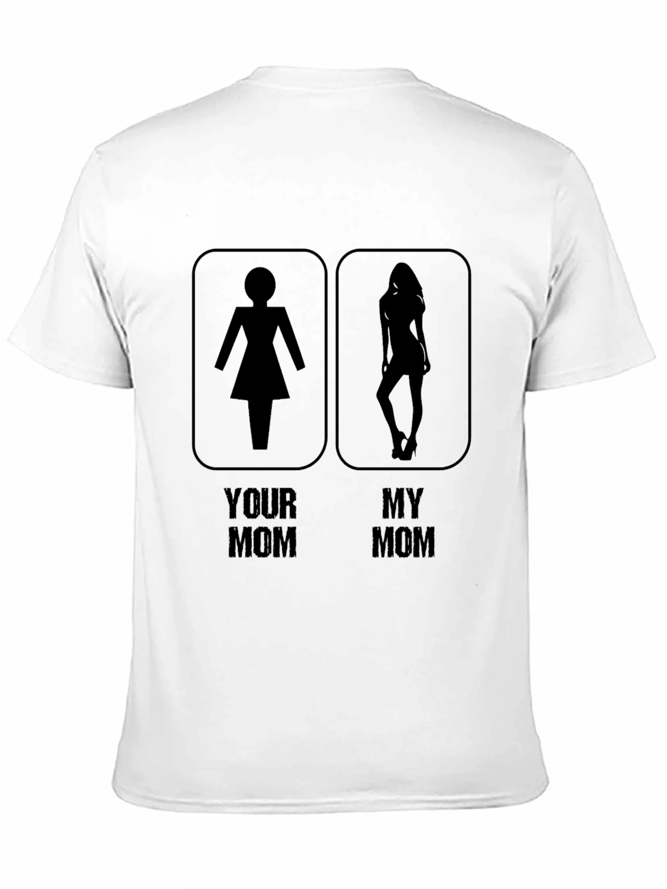 Humorous My Mom Graphic Tee - Novelty T-Shirt