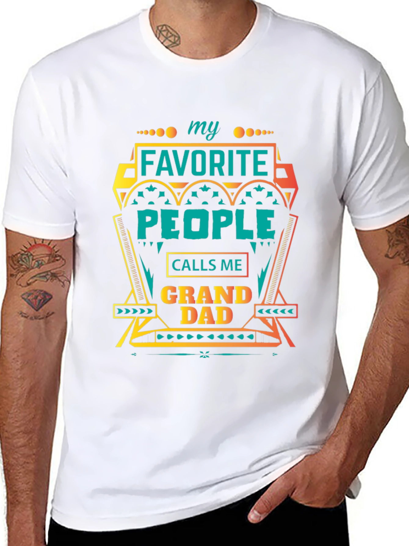 My Favorite People Call Me Grandad T-Shirt