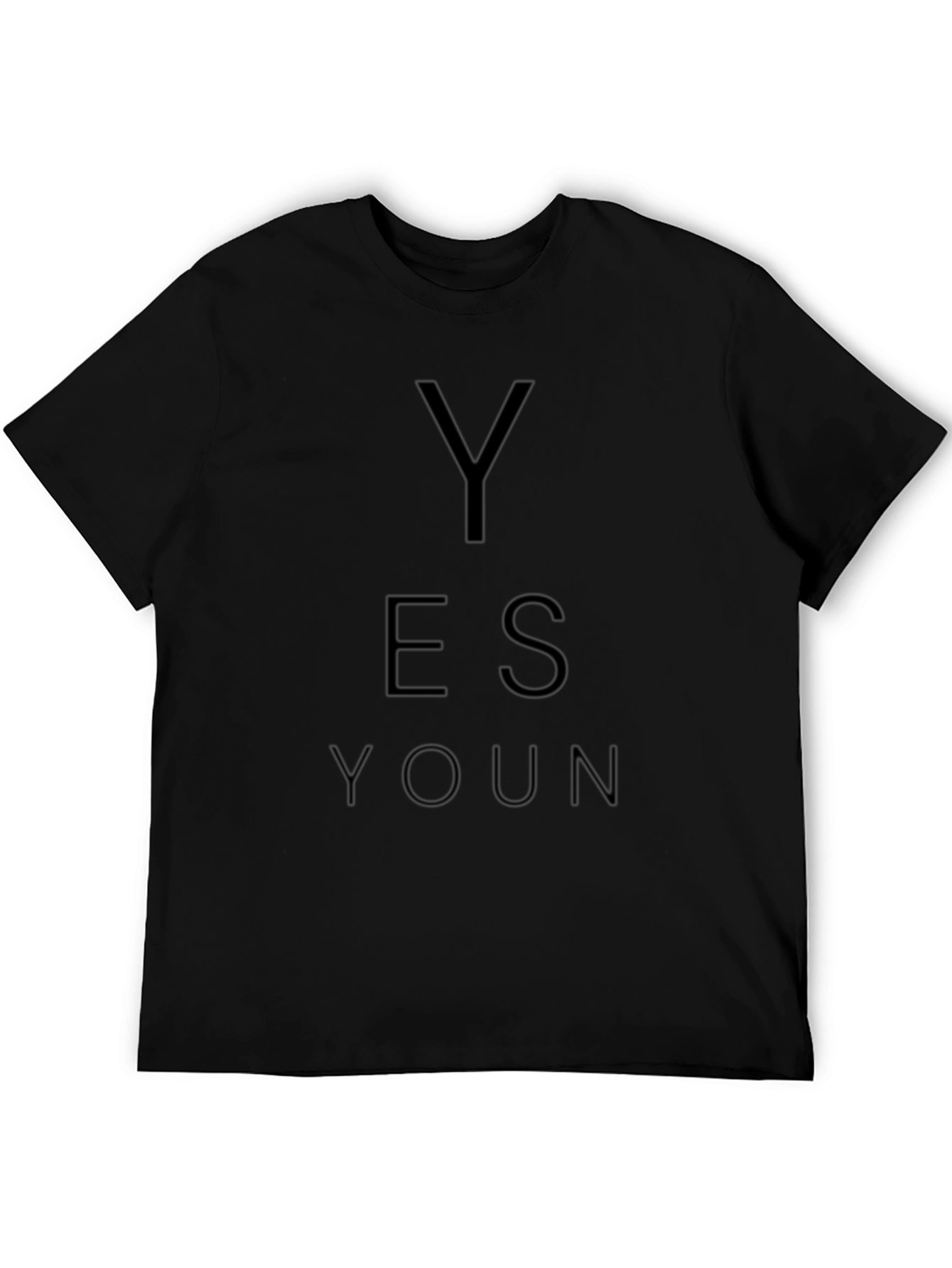 Yes Youn Black Graphic Tee
