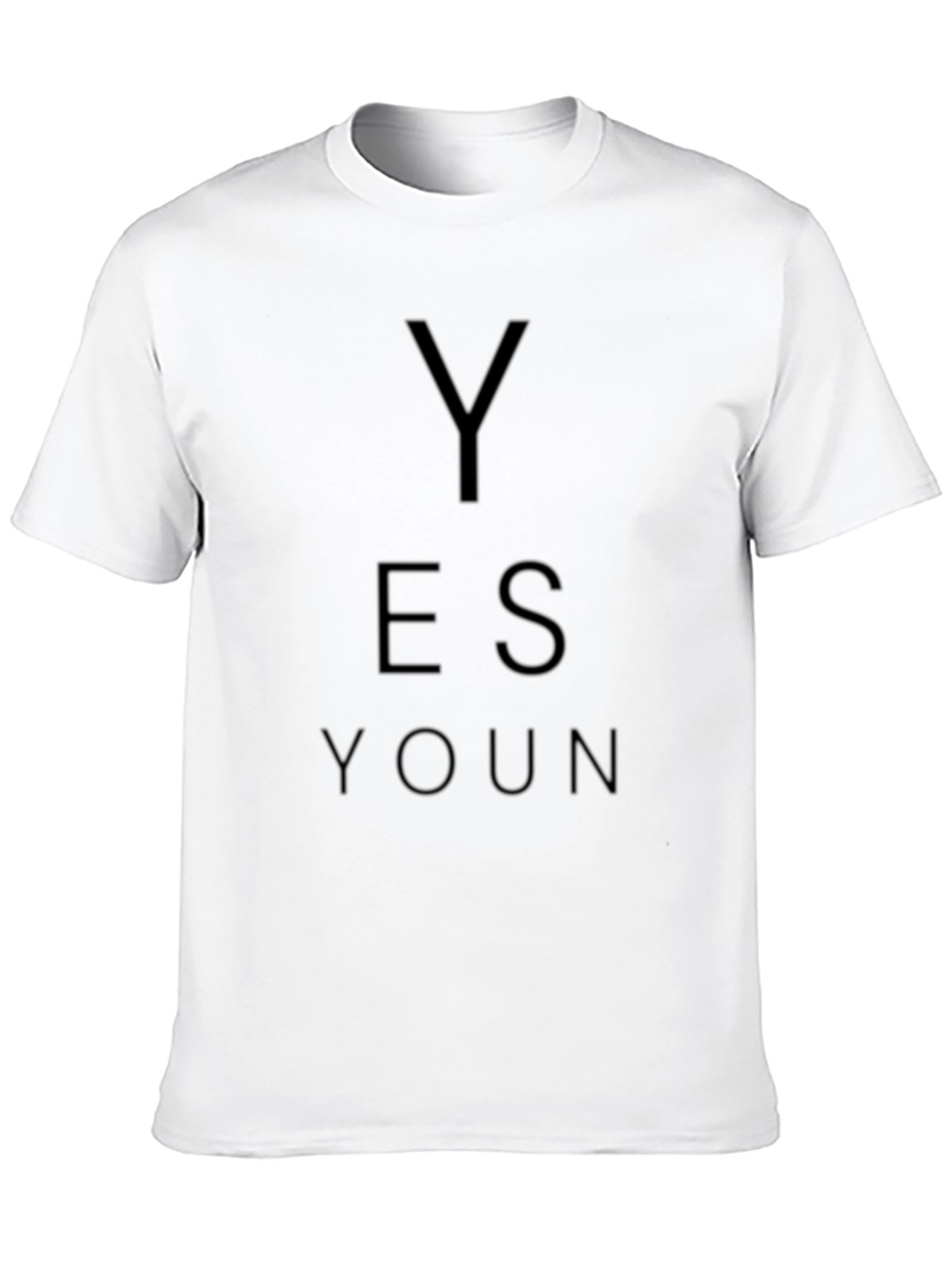 Yes Youn Black Graphic Tee
