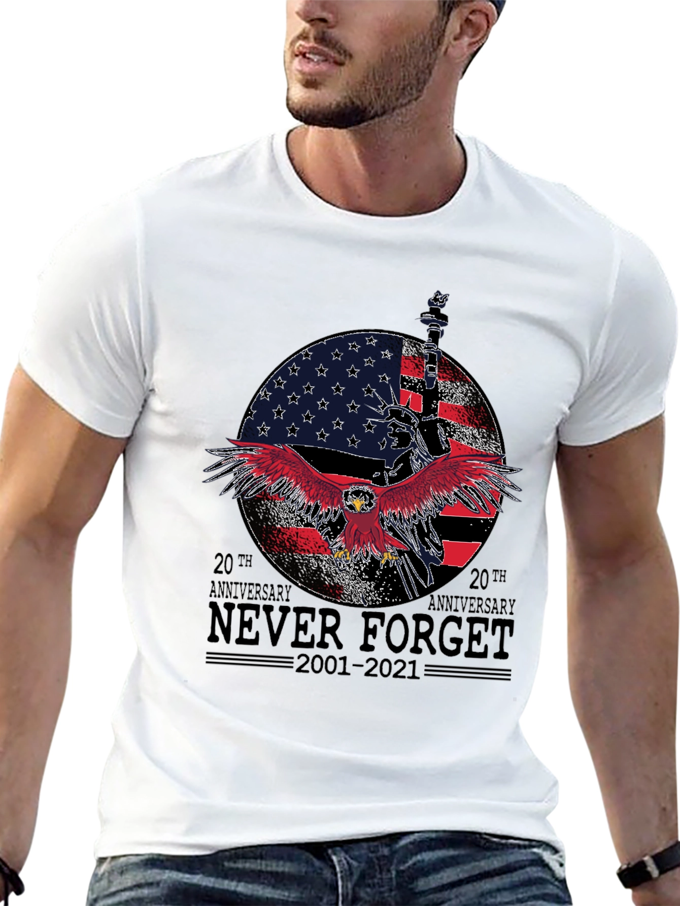 Never Forget 20th Anniversary Graphic T-Shirt